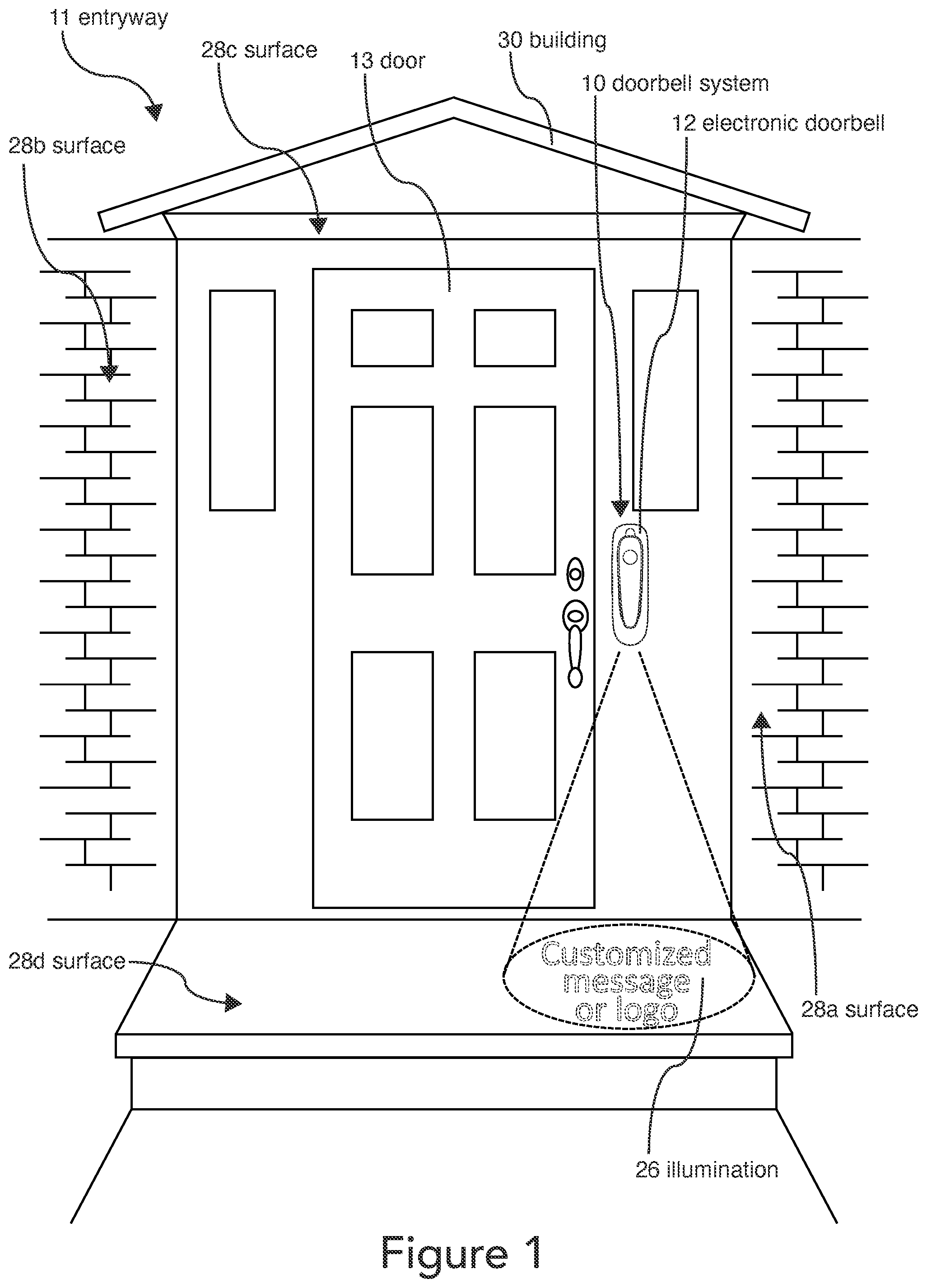 Patent US11854376 Figure 1 – Doorbell communication systems and methods