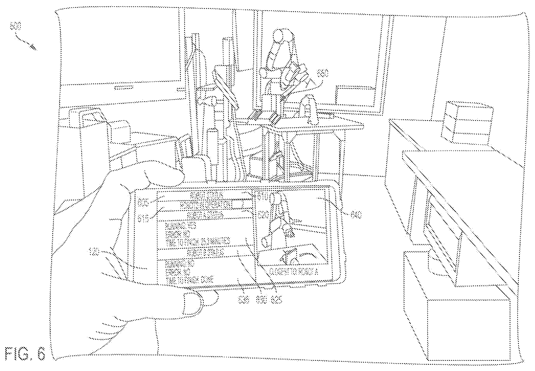 Patent US11854379 Figure 6 – Method, device, and computer-readable medium for mobile device management of collaborative industrial robot