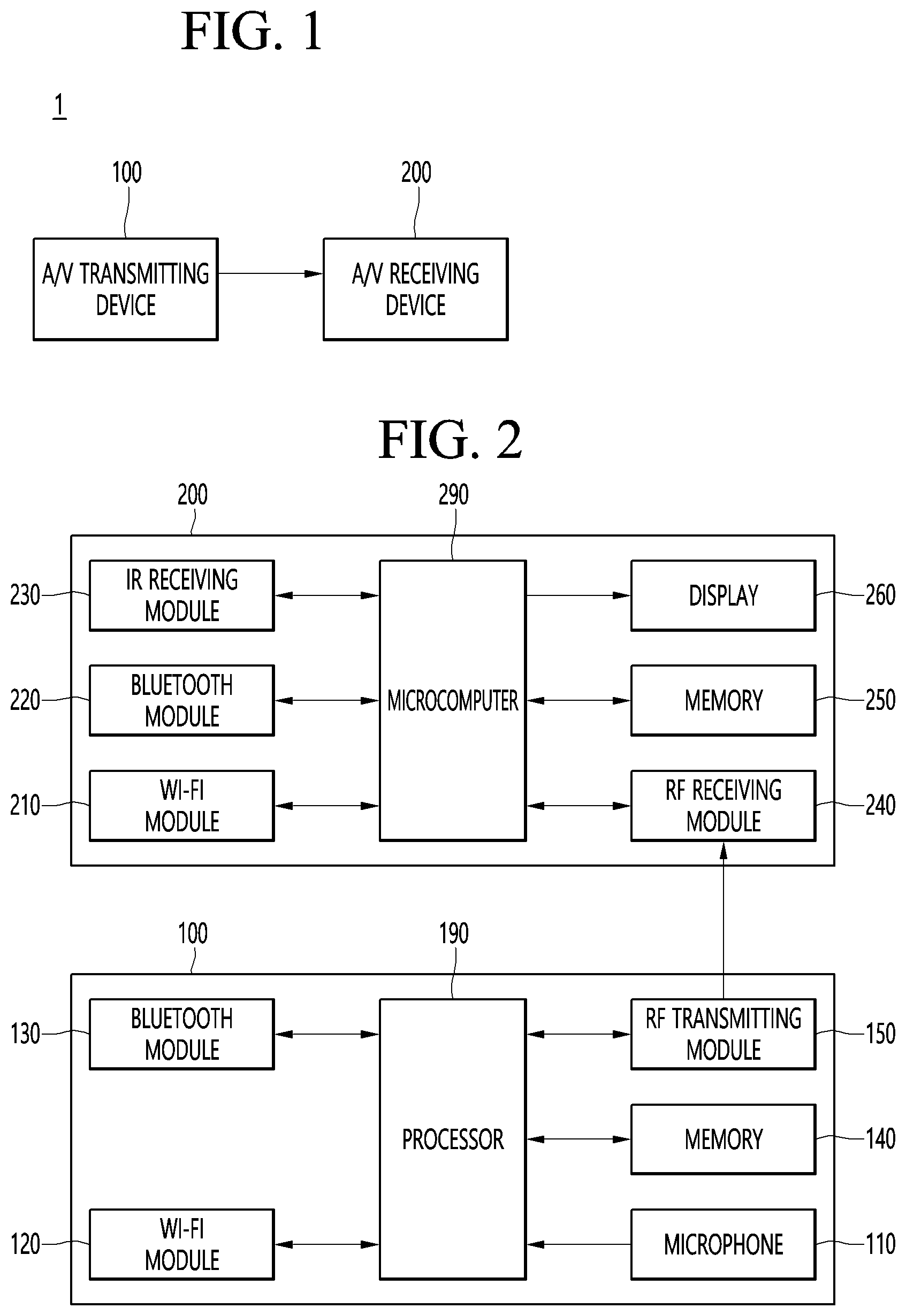 Patent US11854382 Figure 1 – Audio/video transmitting device and audio/video receiving device
