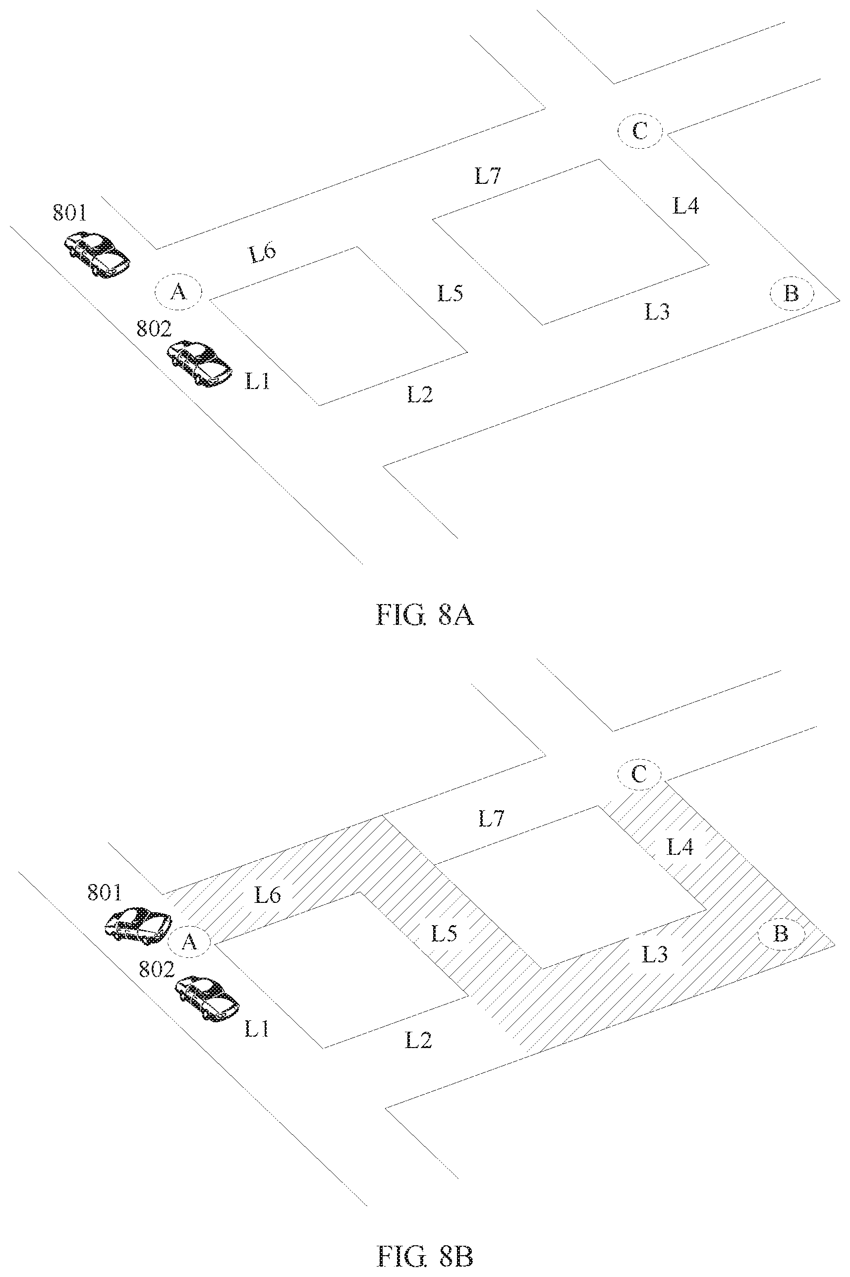 Patent US11854386 Figure 4 – Vehicle right-of-way management method and apparatus, and terminal