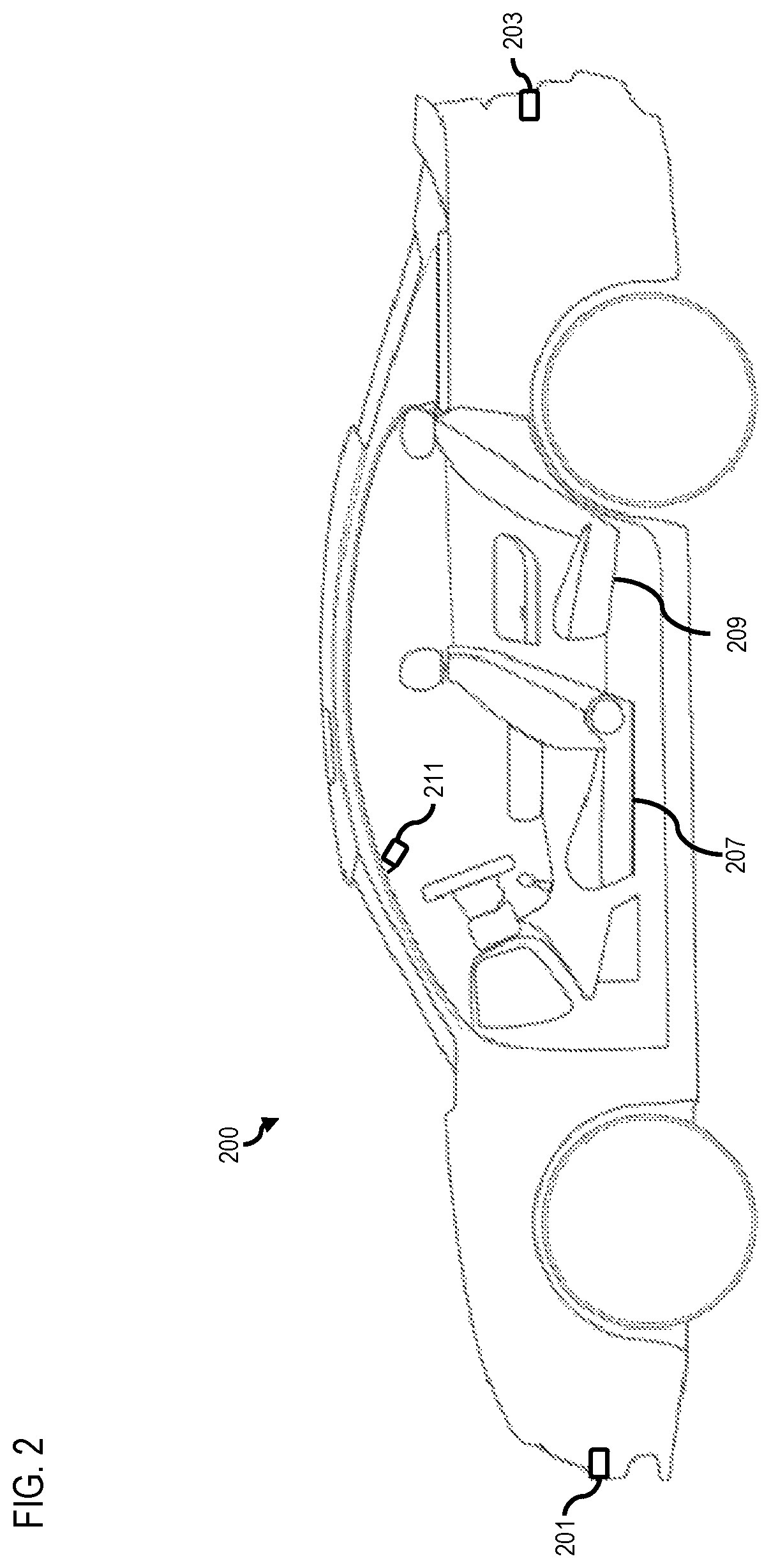 Patent US11854400 Figure 2 – Apparatus and methods for predicting events in which drivers fail to see curbs