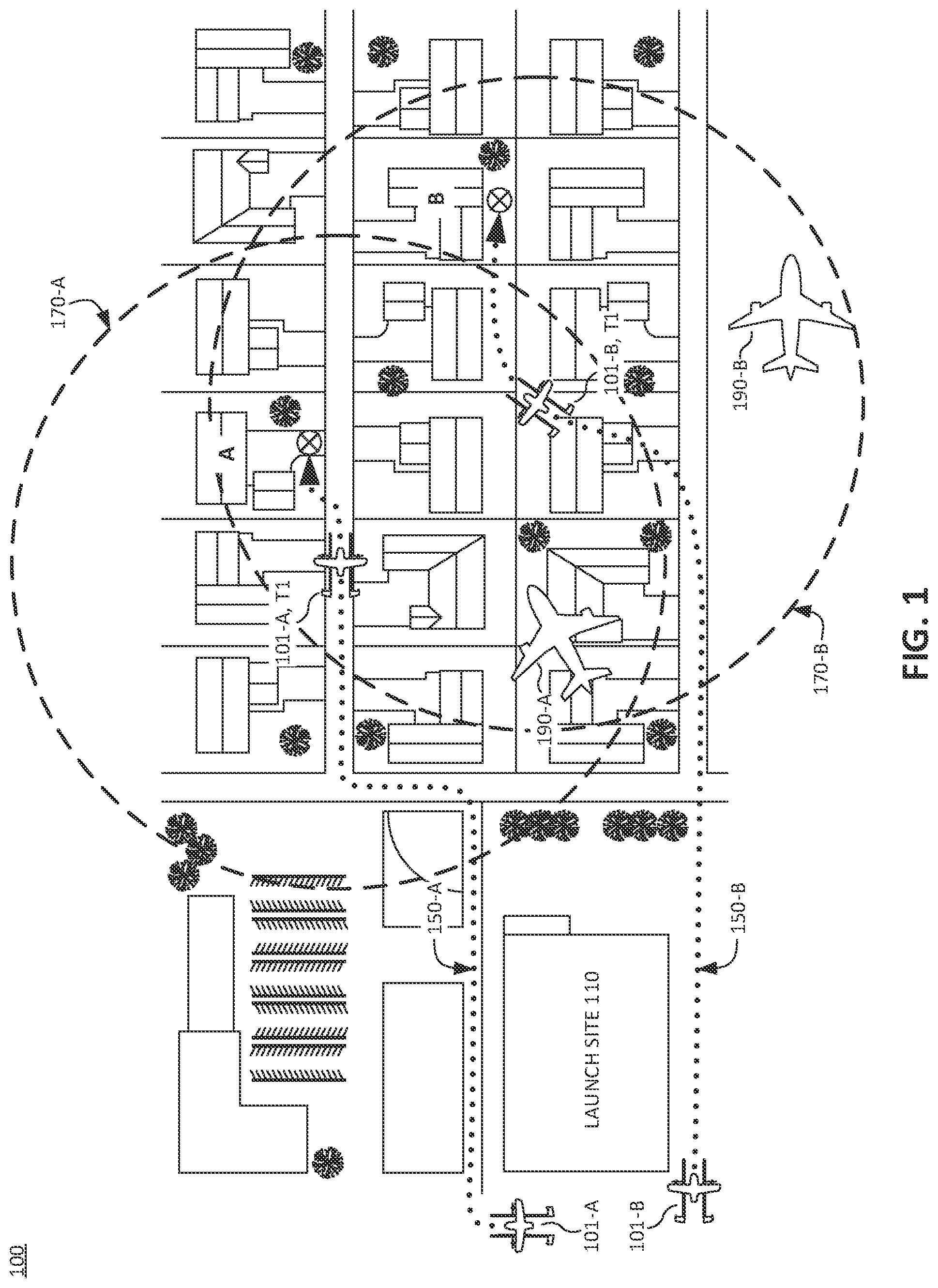 Patent US11854412 Figure 1 – Verification of unmanned aerial vehicle ADS-B receiver operability