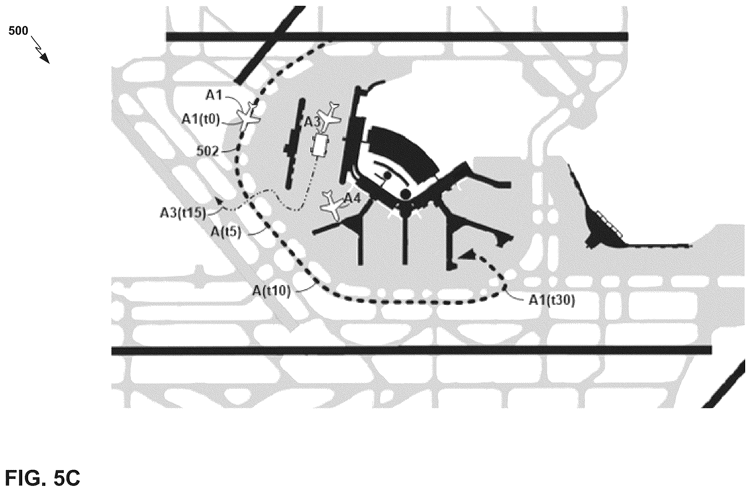 Patent US11854418 Figure 7 – Collision awareness using historical data for vehicles