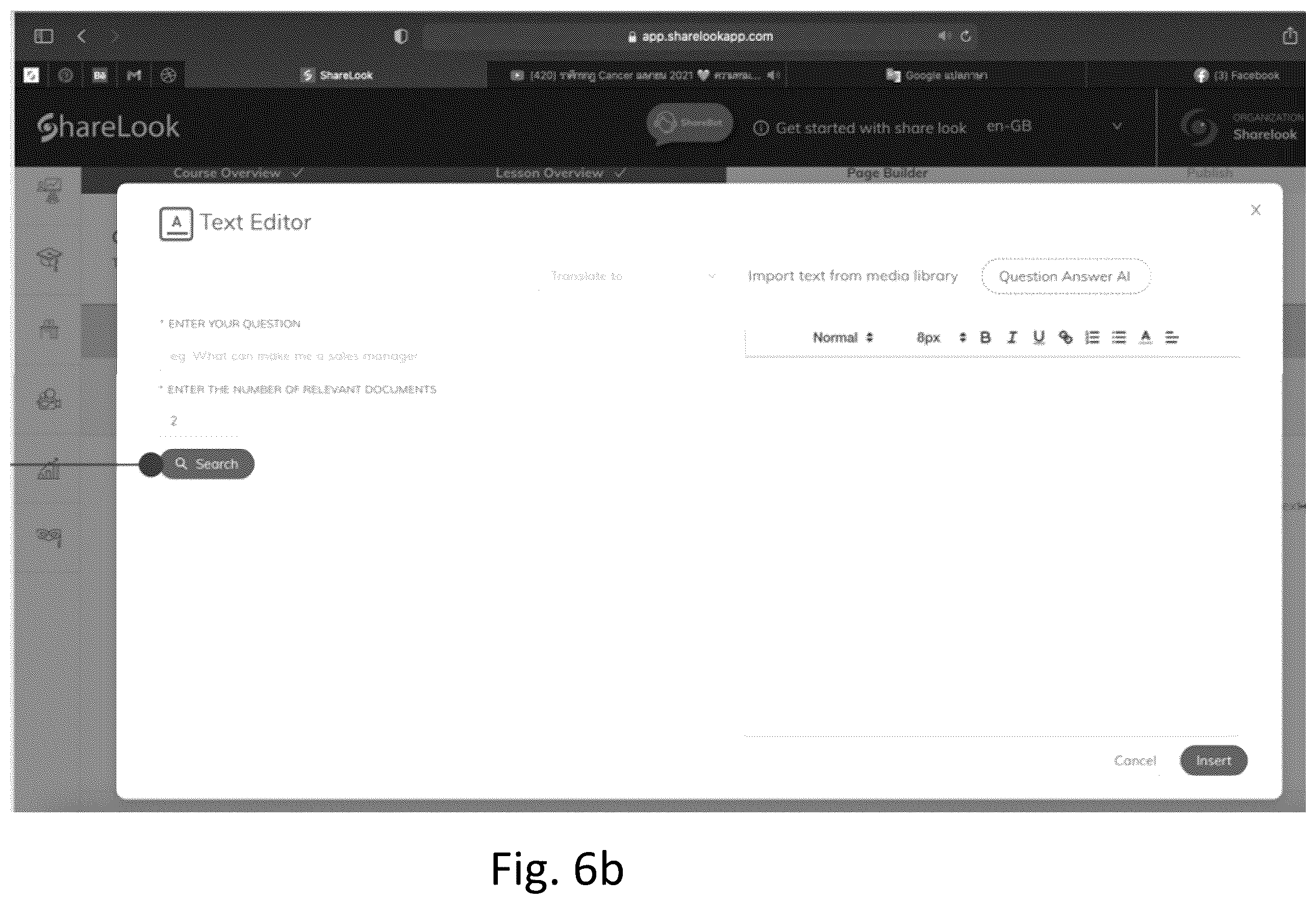 Patent US11854430 Figure 10 – Learning platform with live broadcast events
