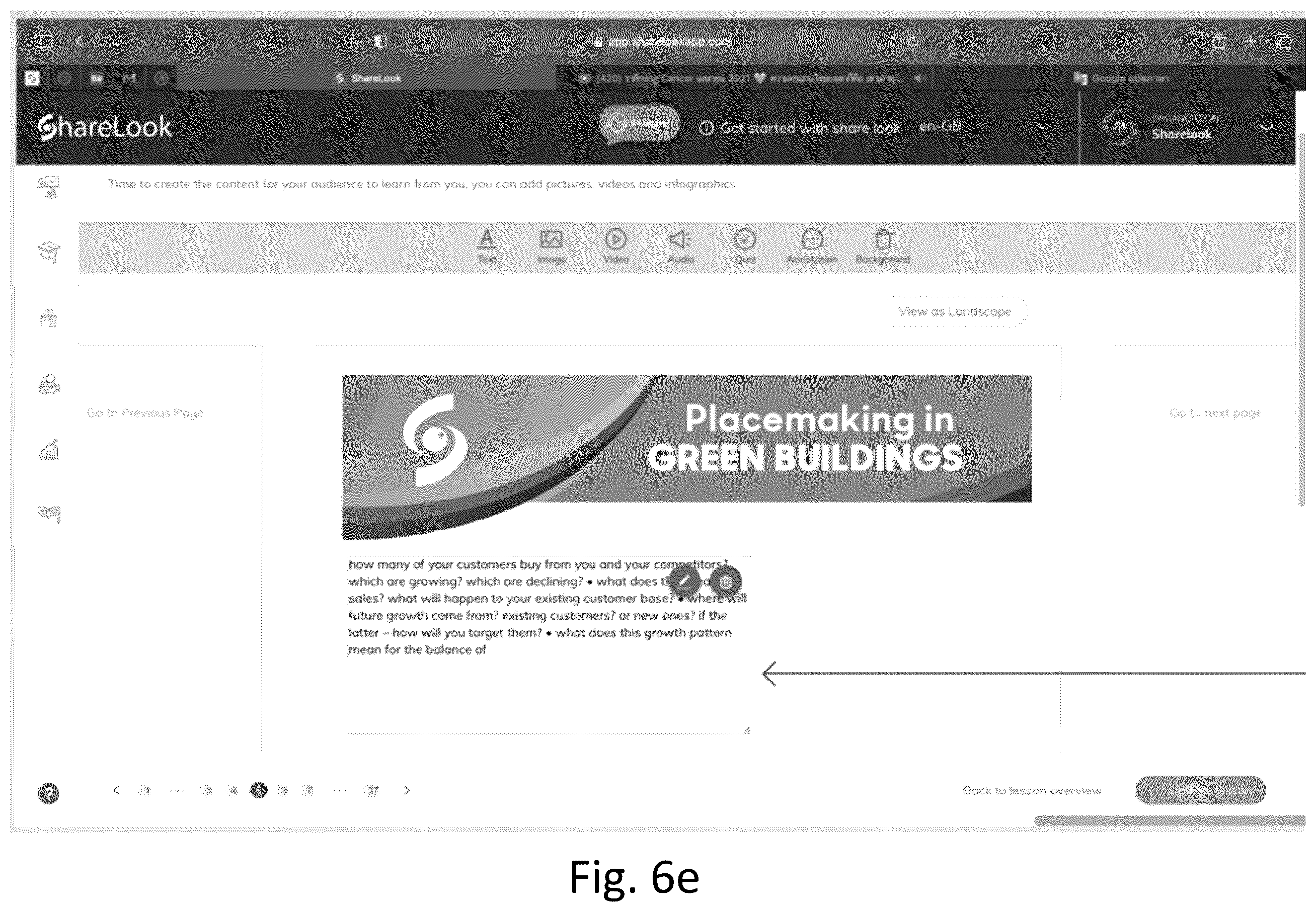 Patent US11854430 Figure 13 – Learning platform with live broadcast events
