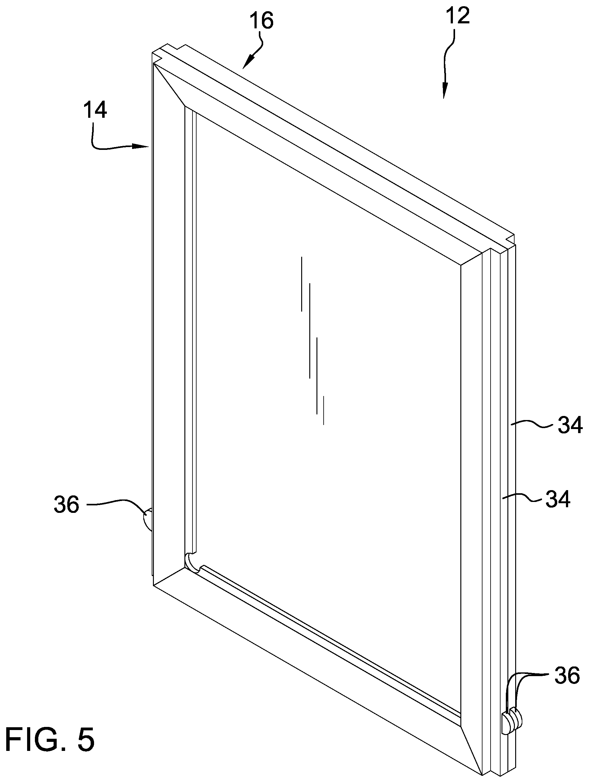 Patent US11854437 Figure 4 – Trade card protection assembly