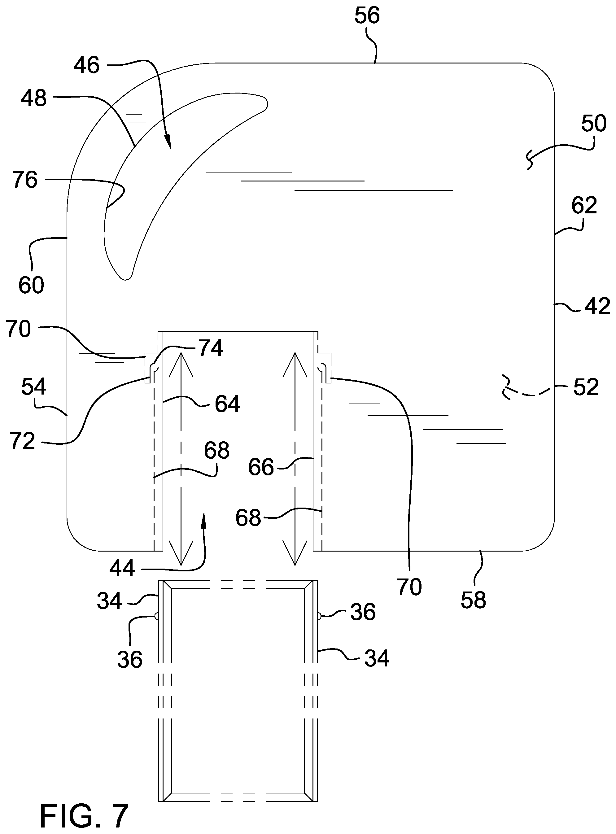 Patent US11854437 Figure 6 – Trade card protection assembly