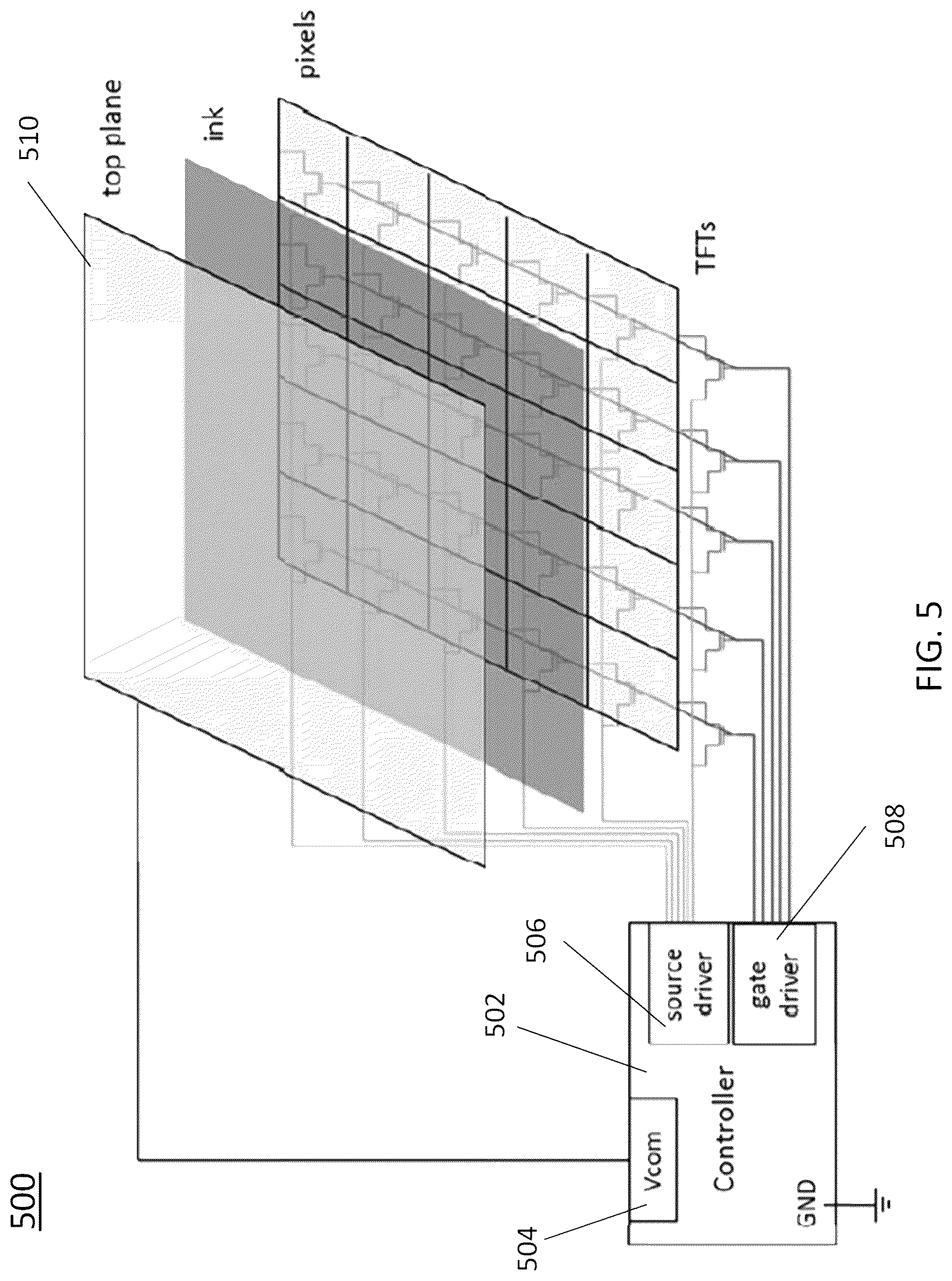Patent US11854448 Figure 5 – Methods for measuring electrical properties of electro-optic displays