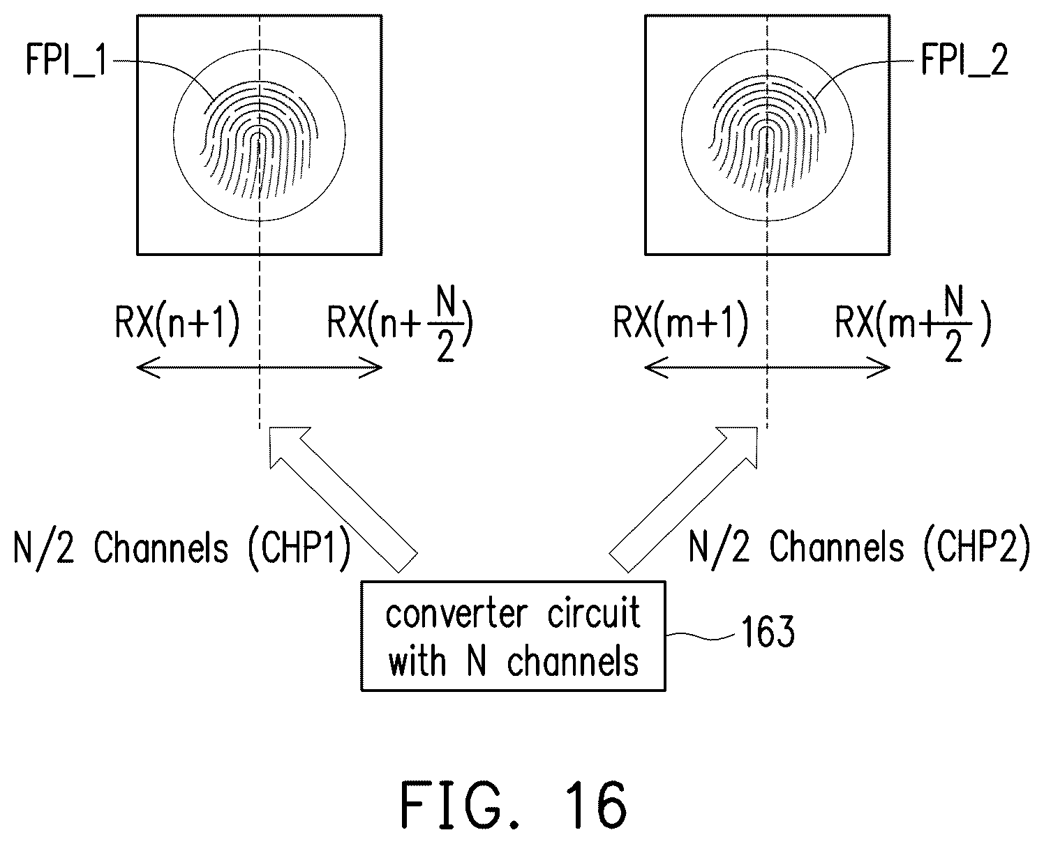 Patent US11854451 Figure 15 – Electronic circuit having display driving function, touch sensing function and fingerprint sensing function