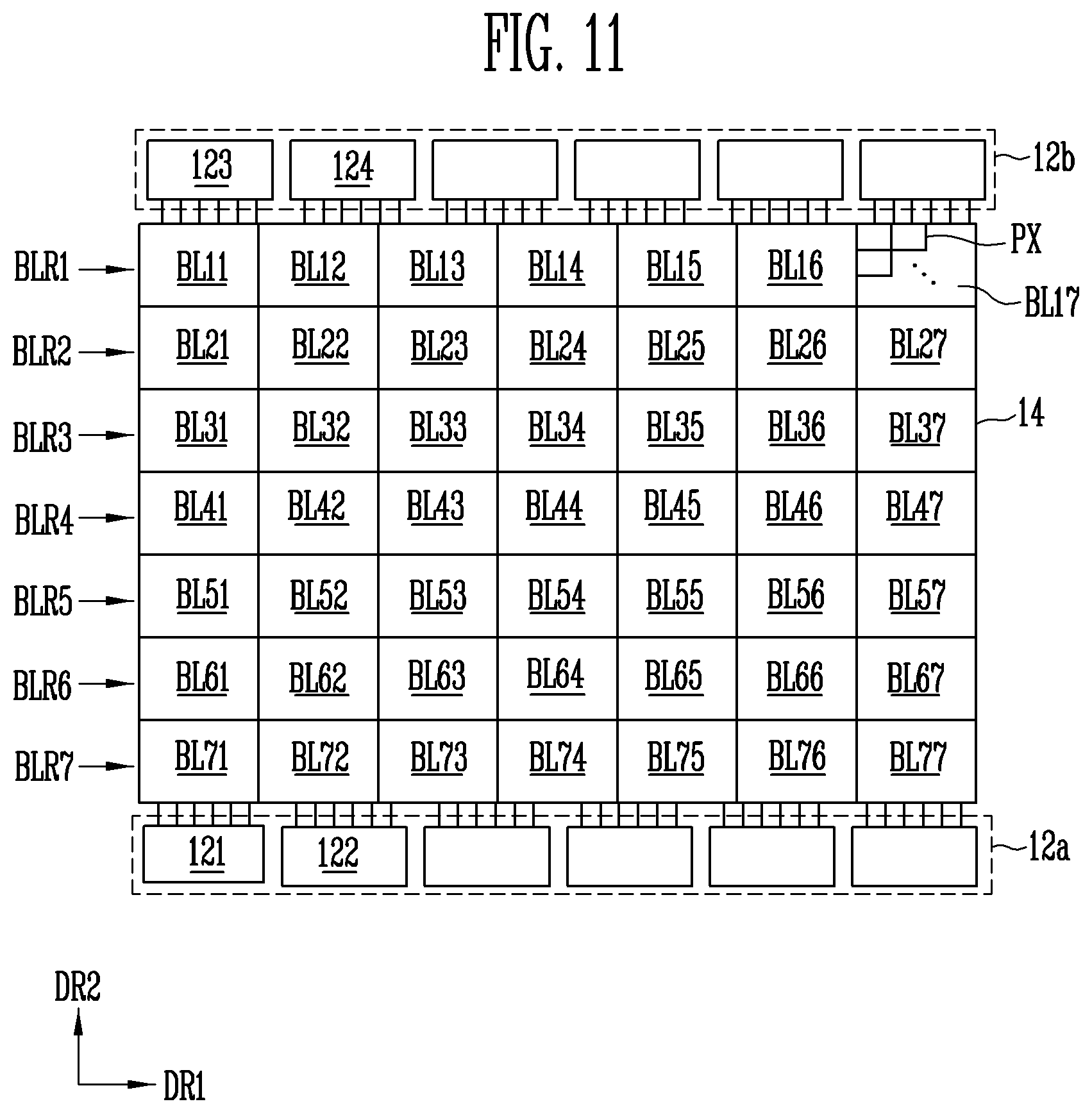 Patent US11854454 Figure 11 – Display device and driving method thereof