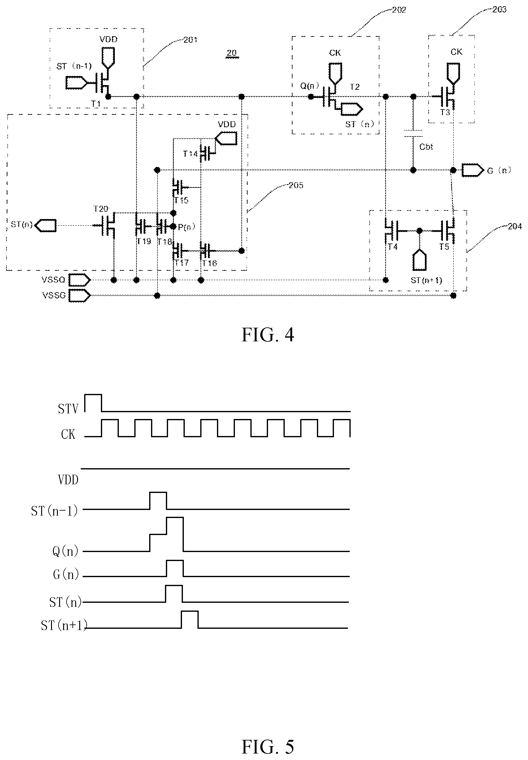 Patent US11854461 Figure 3 – GOA circuit and display panel
