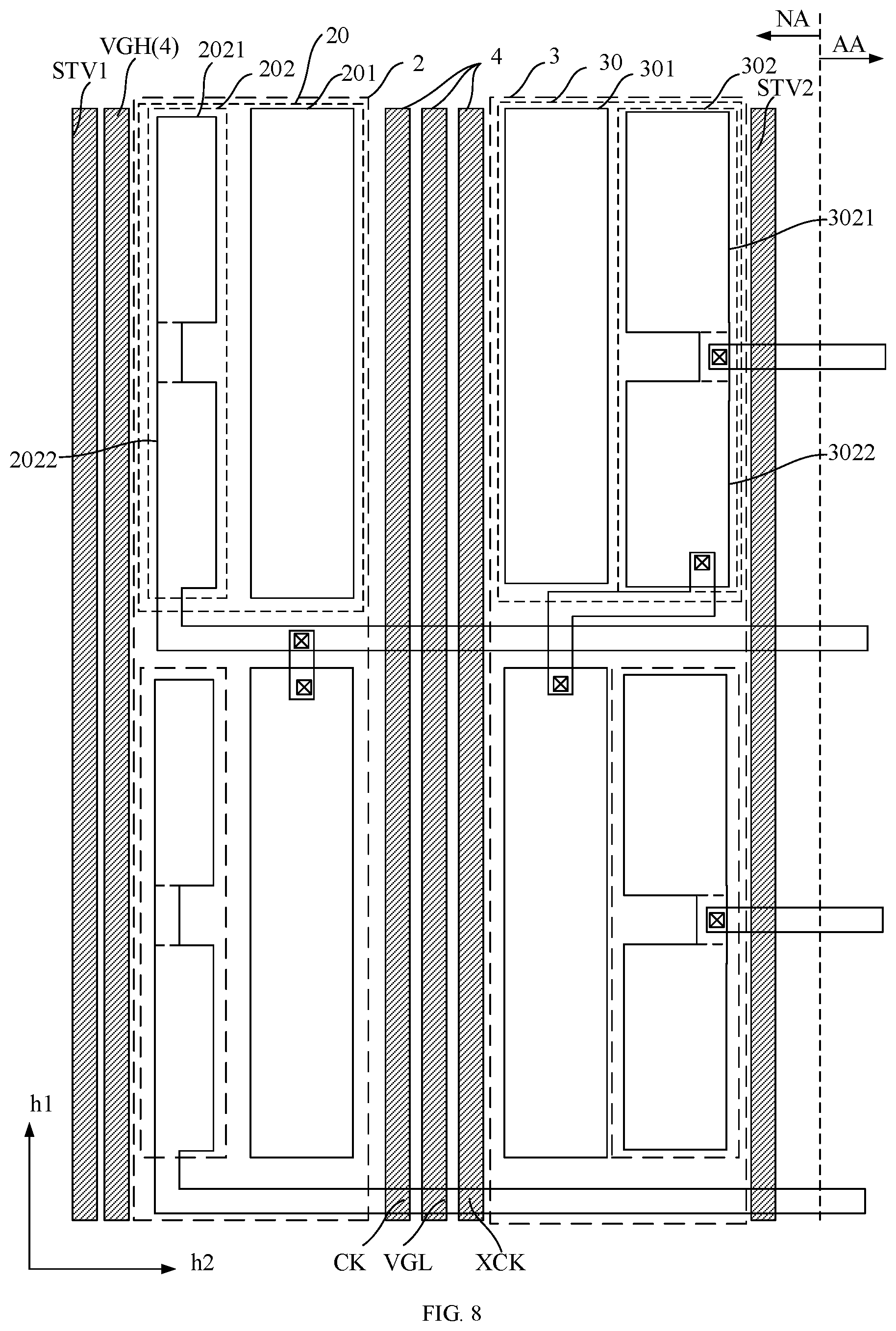 Patent US11854468 Figure 6 – Display panel having narrow bezel and display apparatus thereof