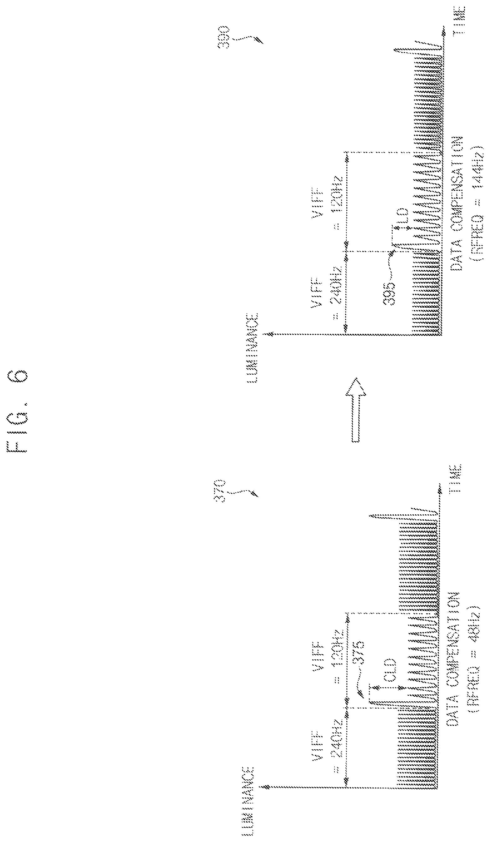 Patent US11854469 Figure 6 – Display device determining reference frequency based on previous frame frequency, and method of operating the same