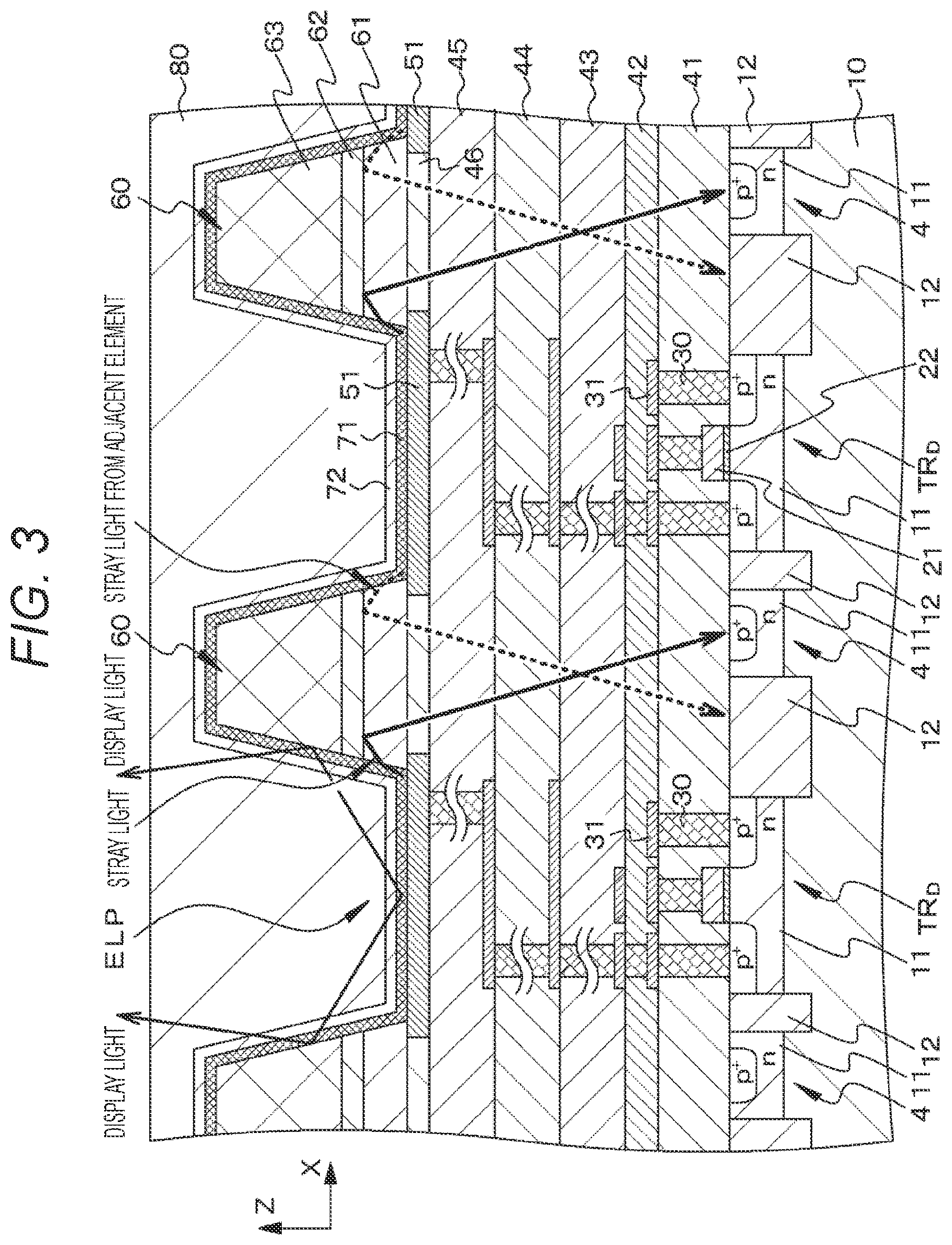 Patent US11854474 Figure 3 – Display panel, display device, and electronic device