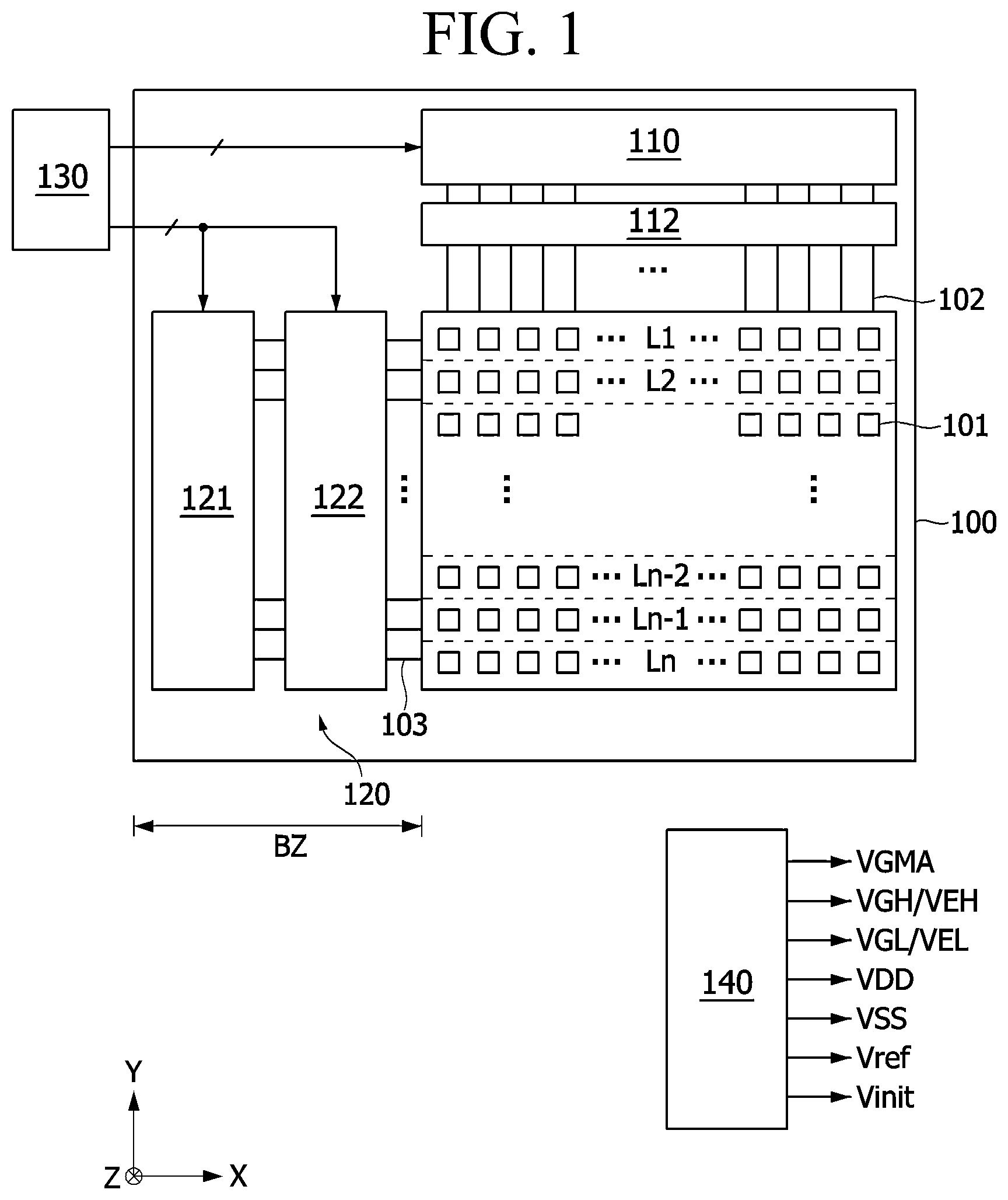 Patent US11854480 Figure 1 – Pixel circuit, method for driving pixel circuit and display device