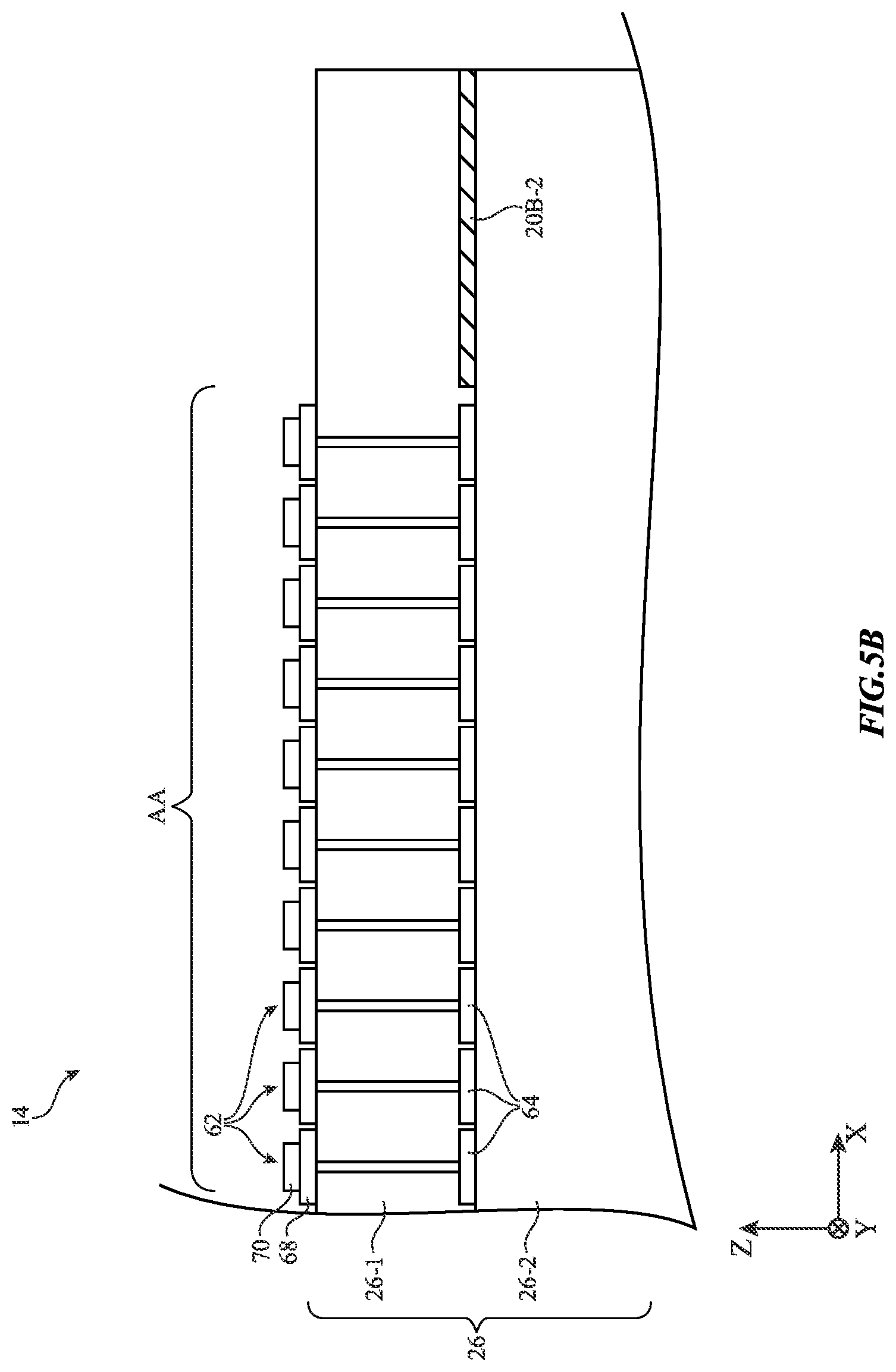 Patent US11854490 Figure 6 – Displays with gate driver circuitry in an active area