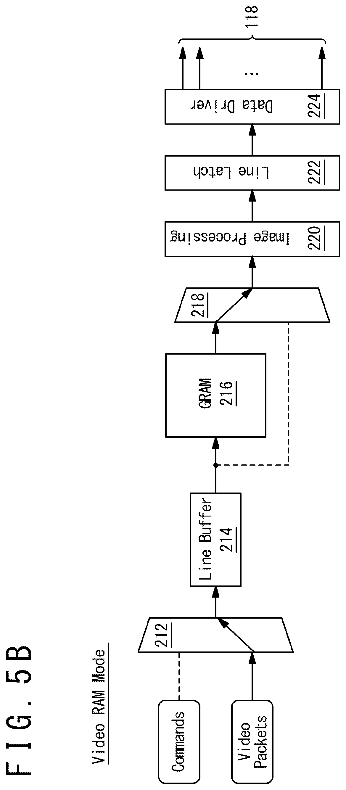 Patent US11854491 Figure 8 – Mode switching in display device for driving a display panel