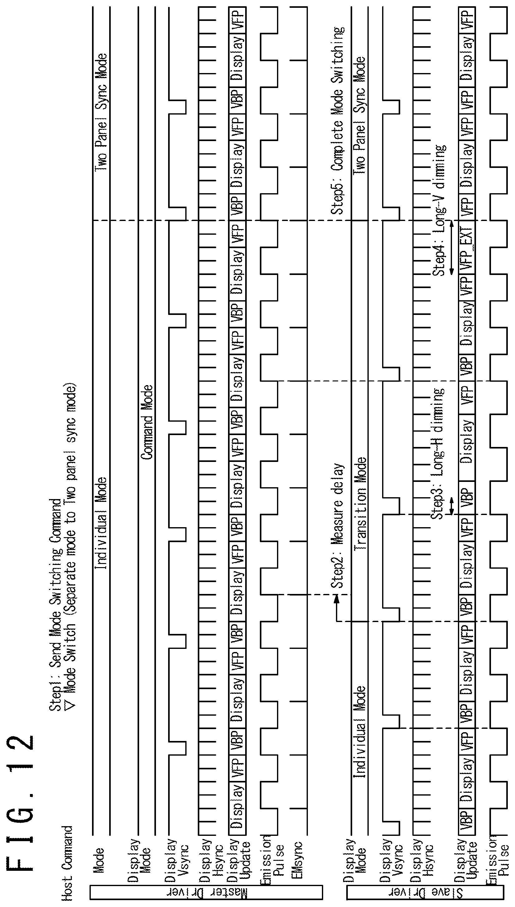 Patent US11854491 Figure 20 – Mode switching in display device for driving a display panel