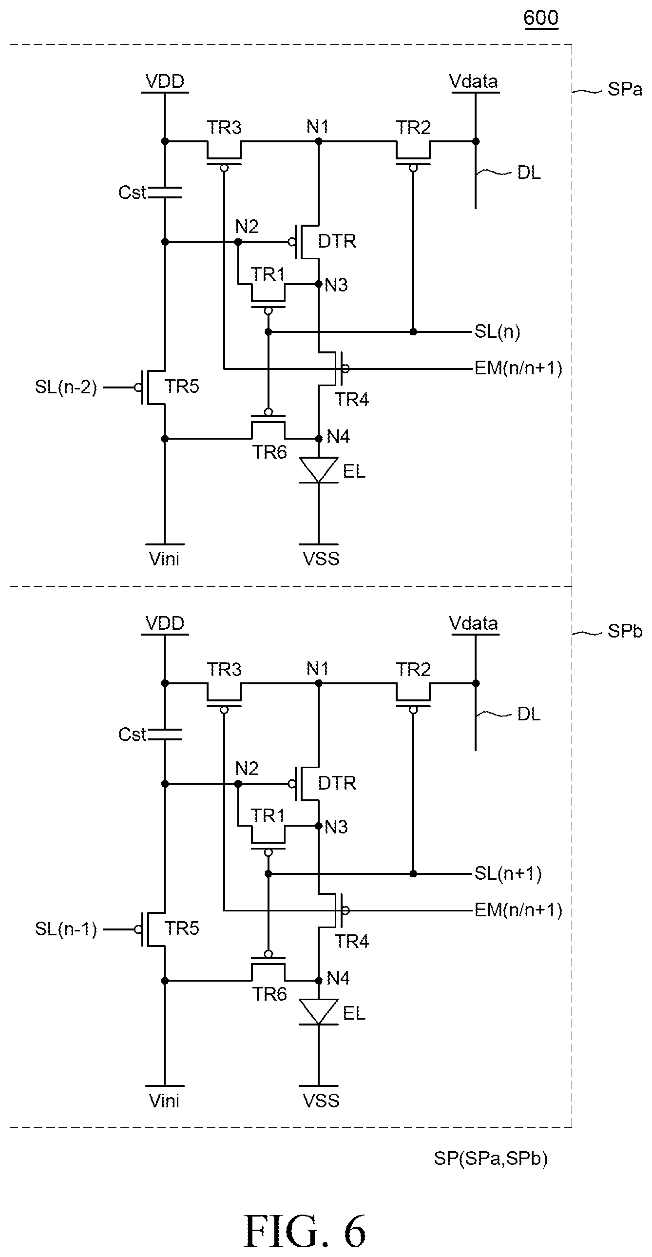 Patent US11854498 Figure 8 – Display device having a plurality of sub-pixels for displaying odd or even numbered grayscale levels