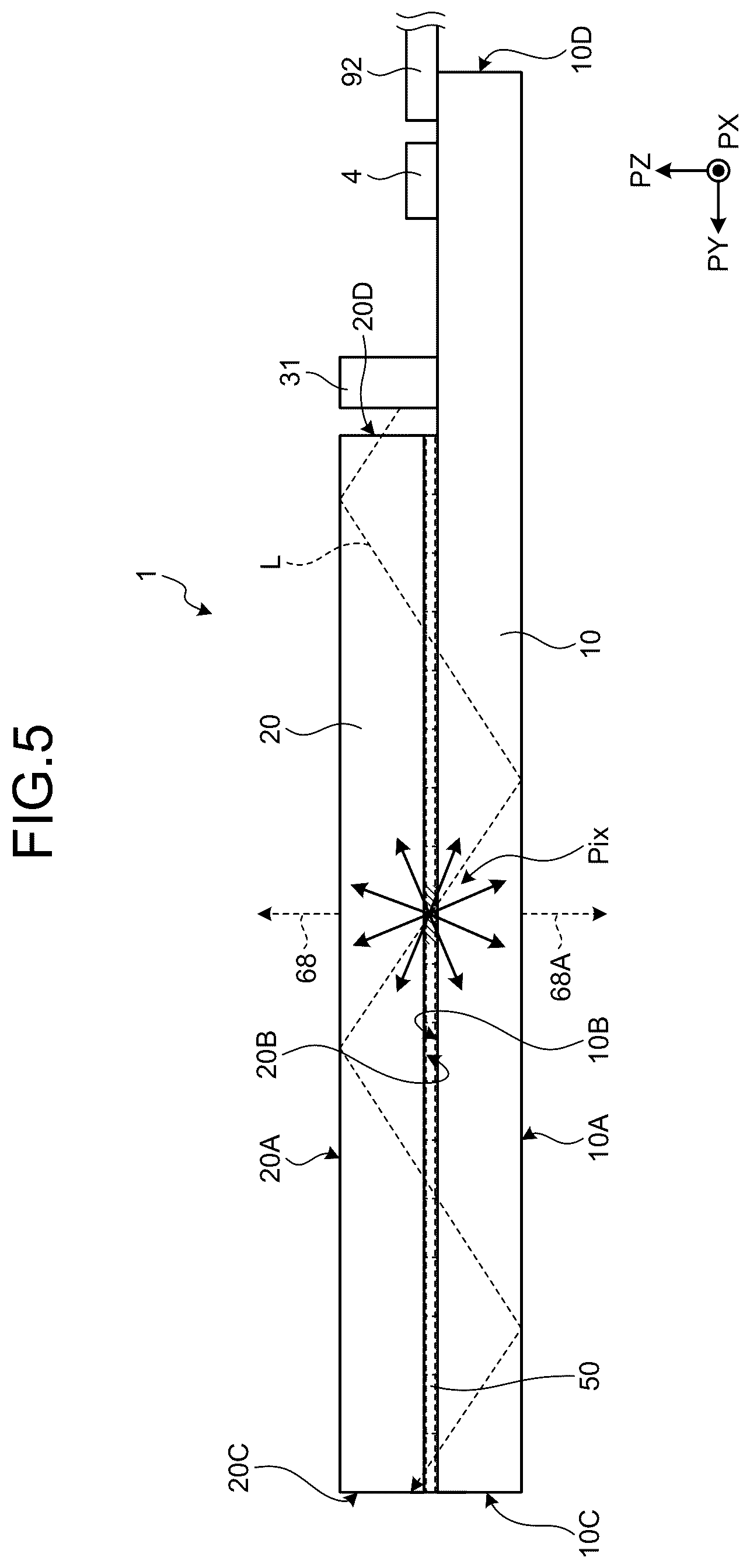 Patent US11854504 Figure 5 – Display device