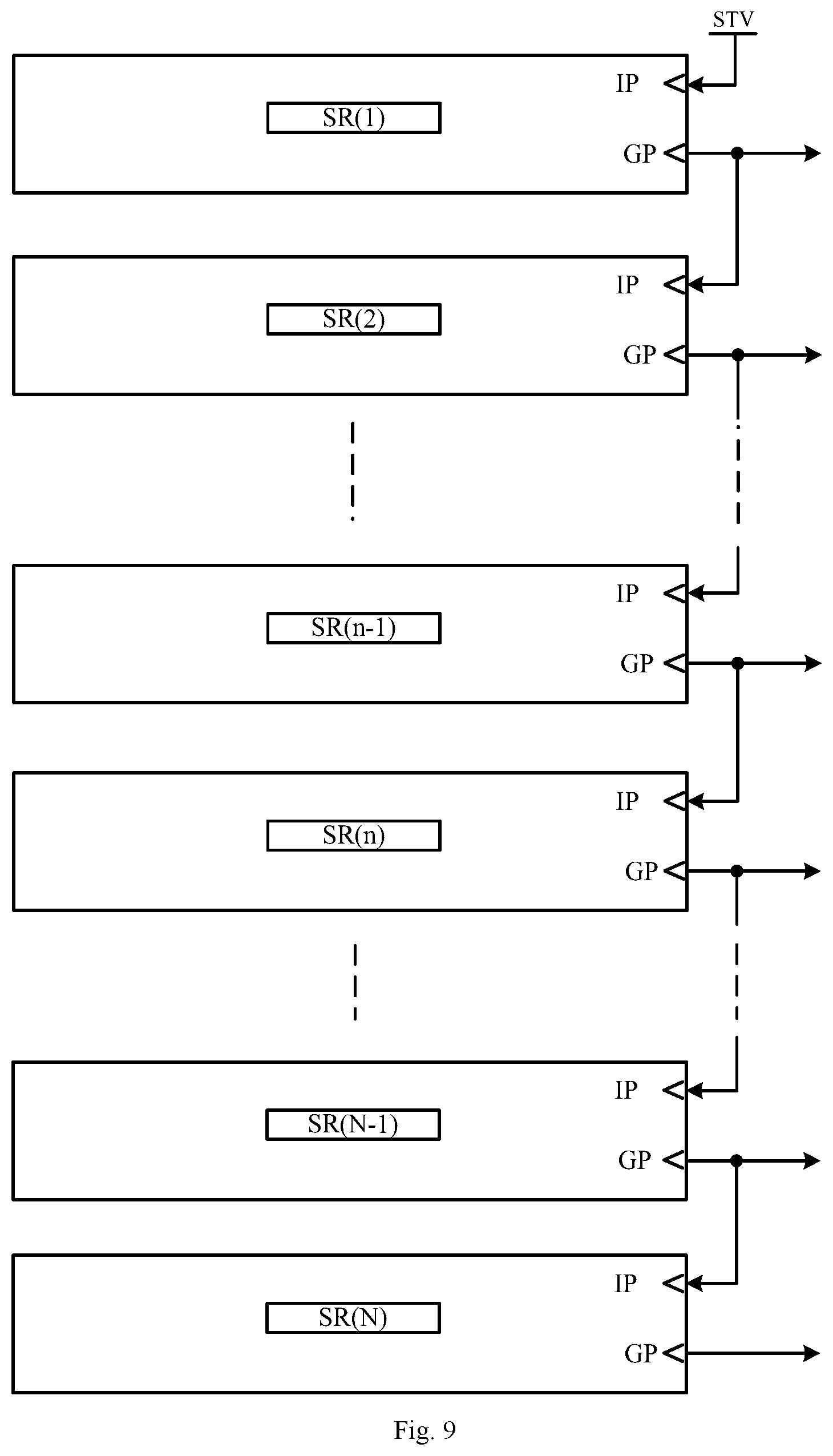 Patent US11854508 Figure 7 – Driving method and device for shift register