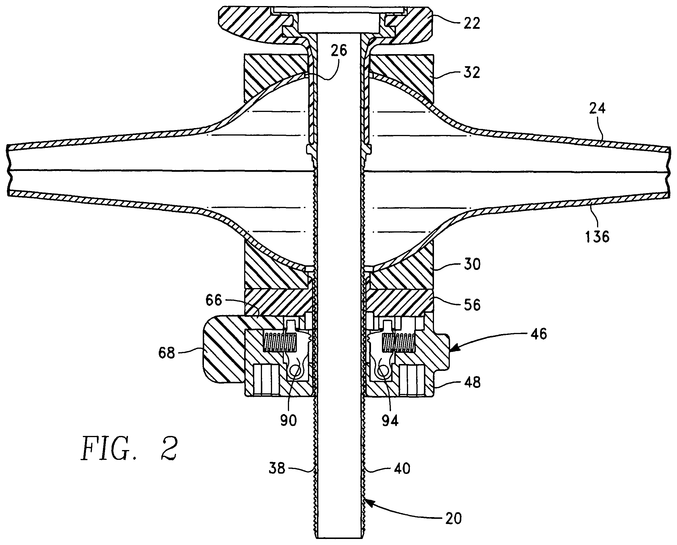 Patent US11854516 Figure 2 – Slip nut assembly
