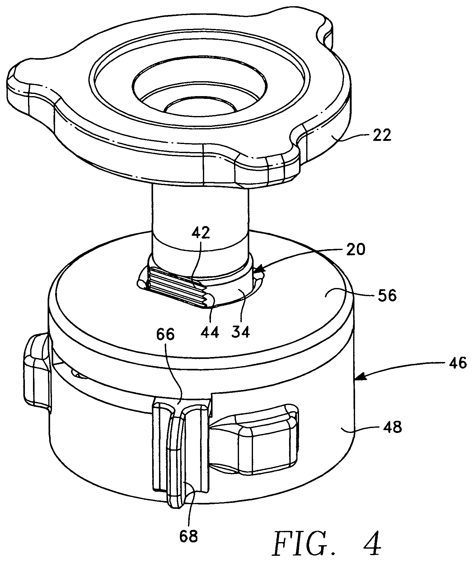 Patent US11854516 Figure 4 – Slip nut assembly