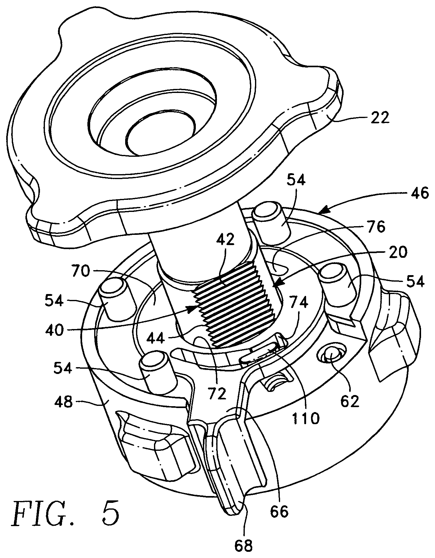 Patent US11854516 Figure 5 – Slip nut assembly