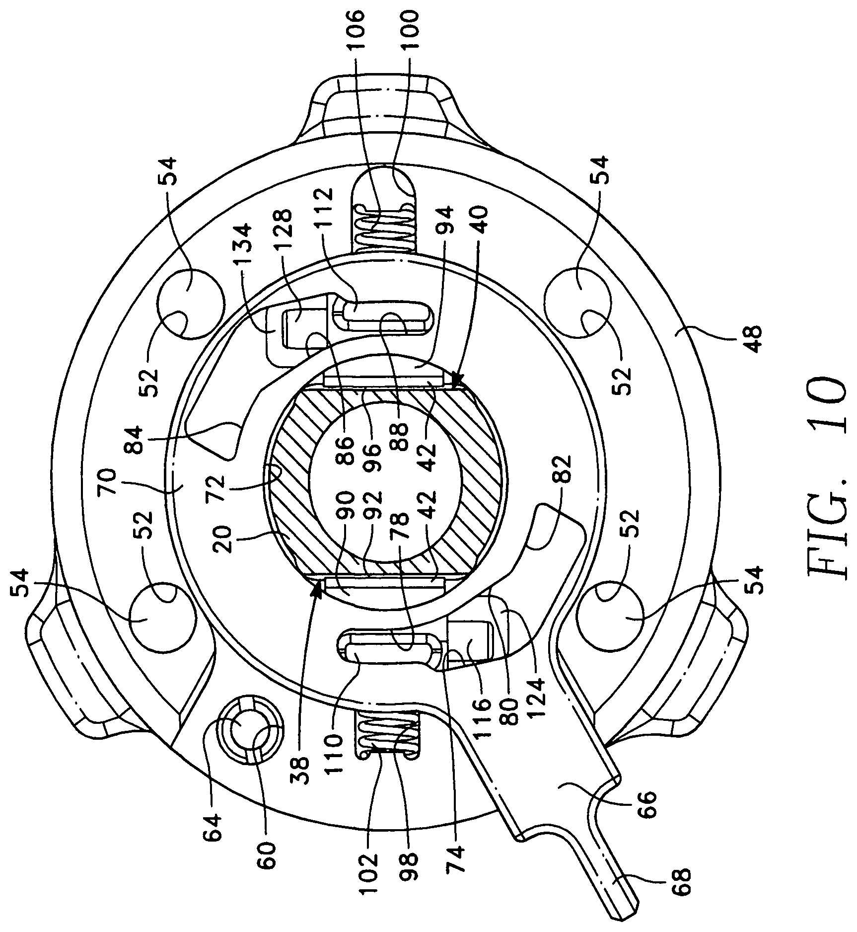 Patent US11854516 Figure 10 – Slip nut assembly