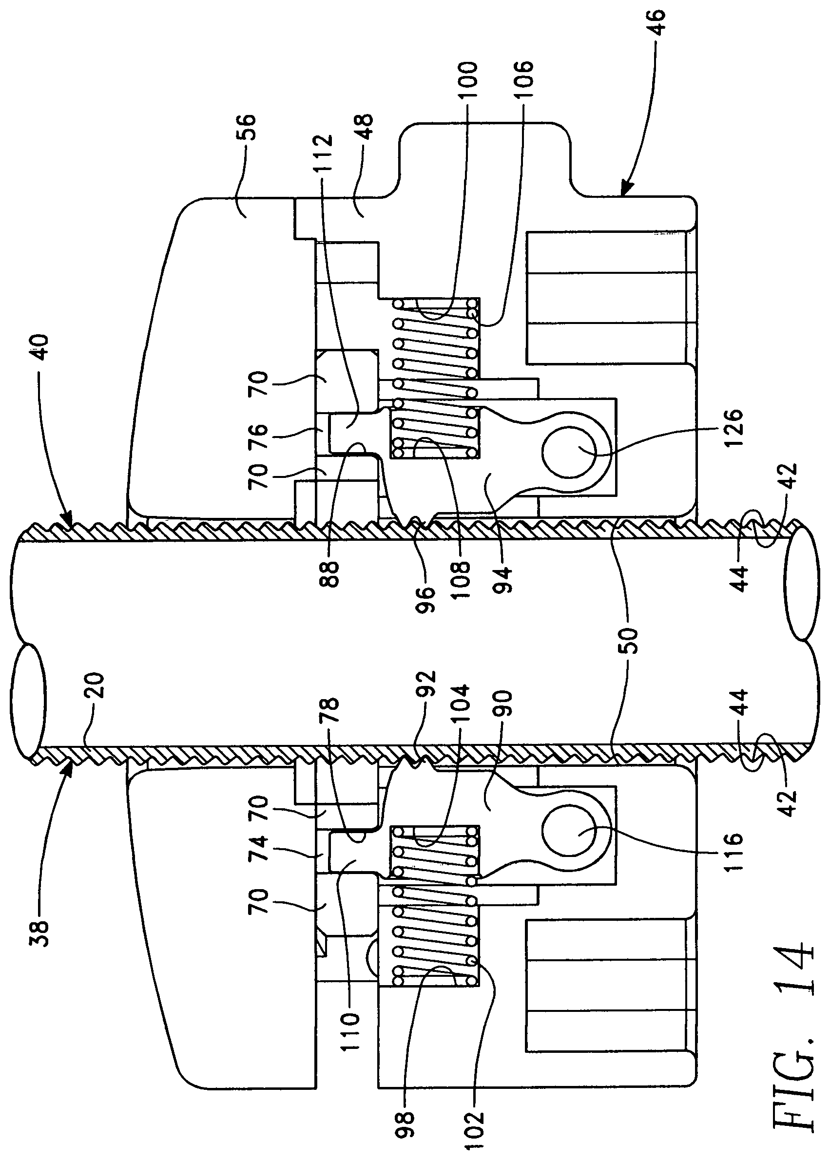 Patent US11854516 Figure 14 – Slip nut assembly