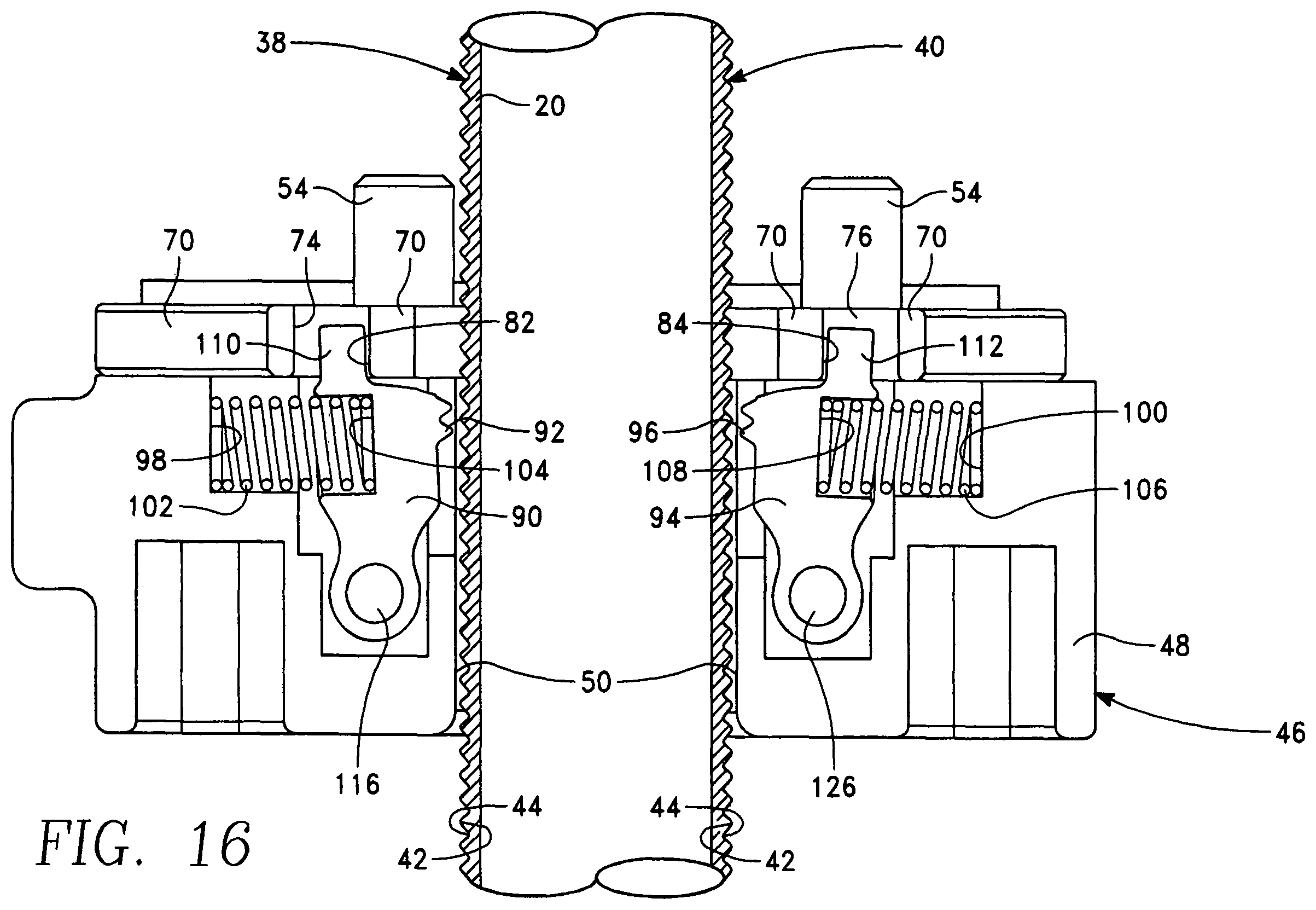 Patent US11854516 Figure 16 – Slip nut assembly