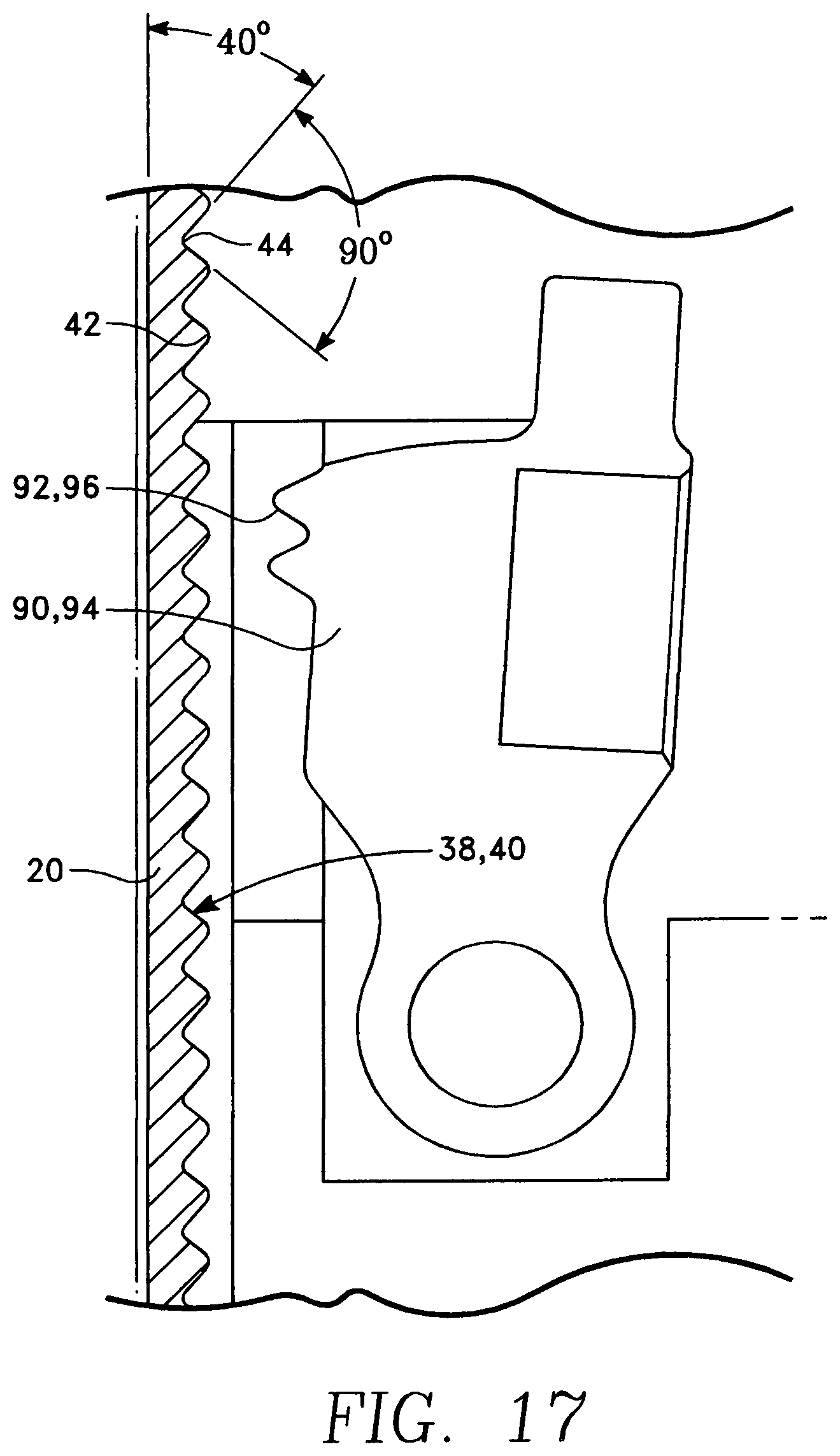 Patent US11854516 Figure 17 – Slip nut assembly