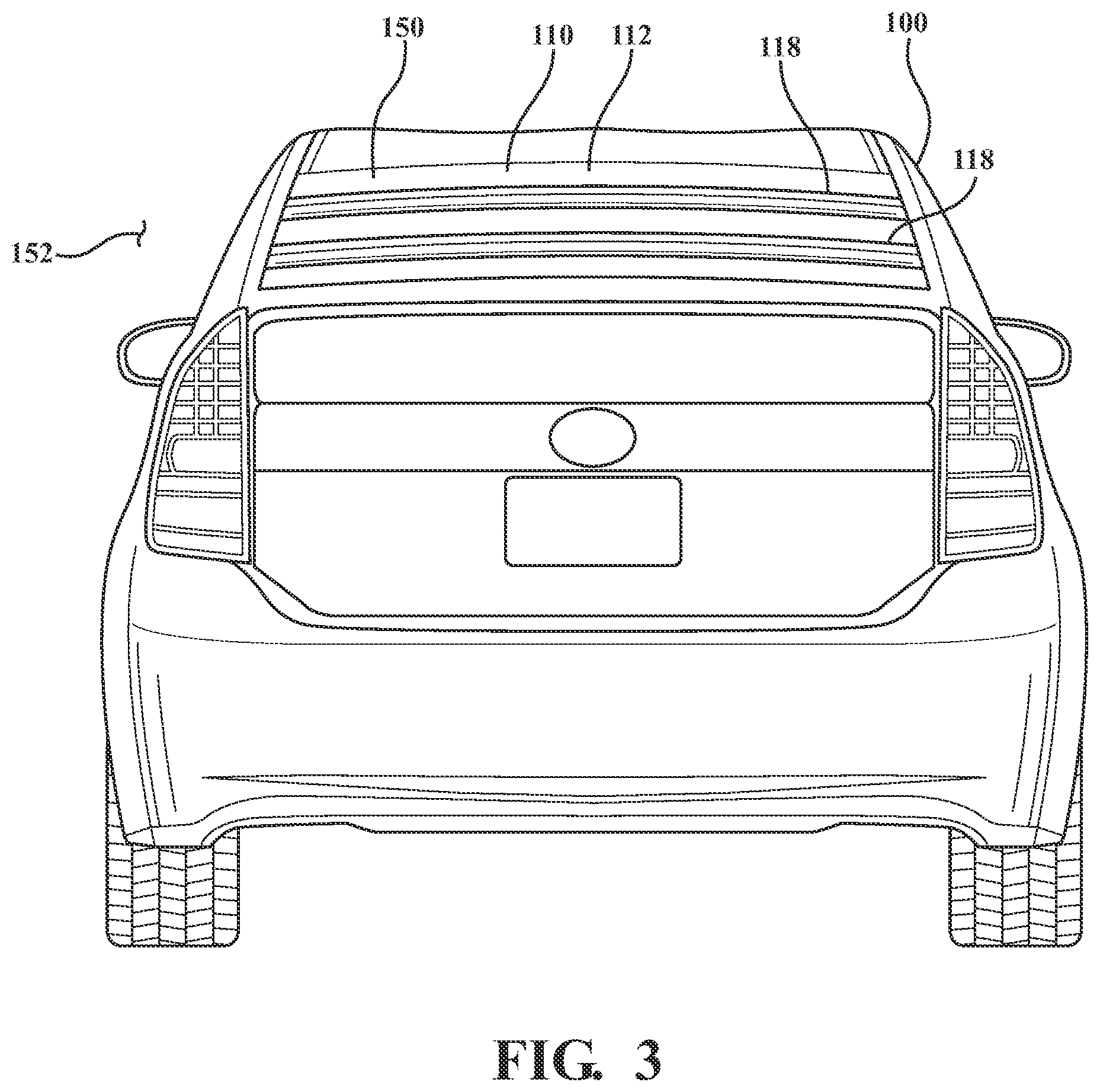 Patent US11854522 Figure 3 – Sound absorbing structure having one or more acoustic scatterers attached to a transparent panel