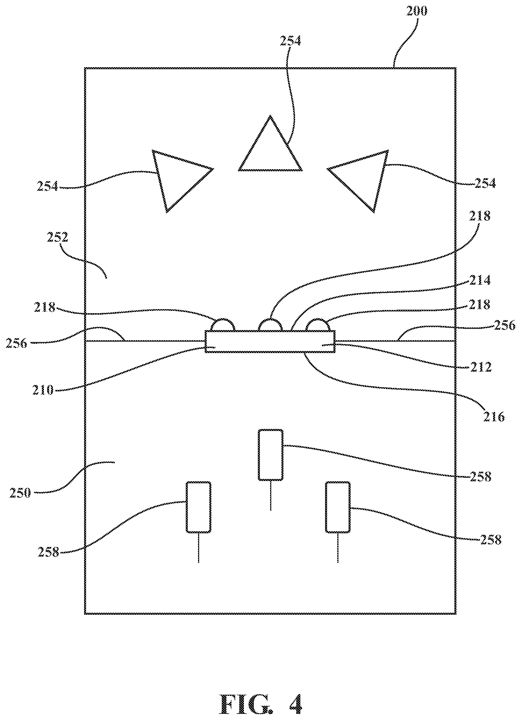 Patent US11854522 Figure 4 – Sound absorbing structure having one or more acoustic scatterers attached to a transparent panel