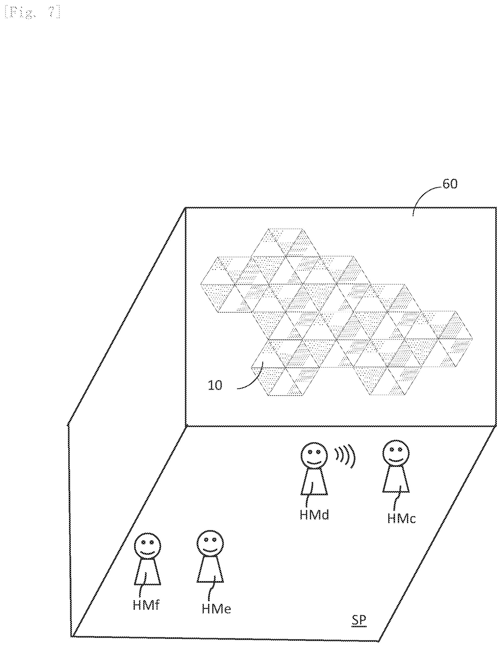 Patent US11854523 Figure 7 – Sound absorber, sound absorbing panel and sound absorbing wall