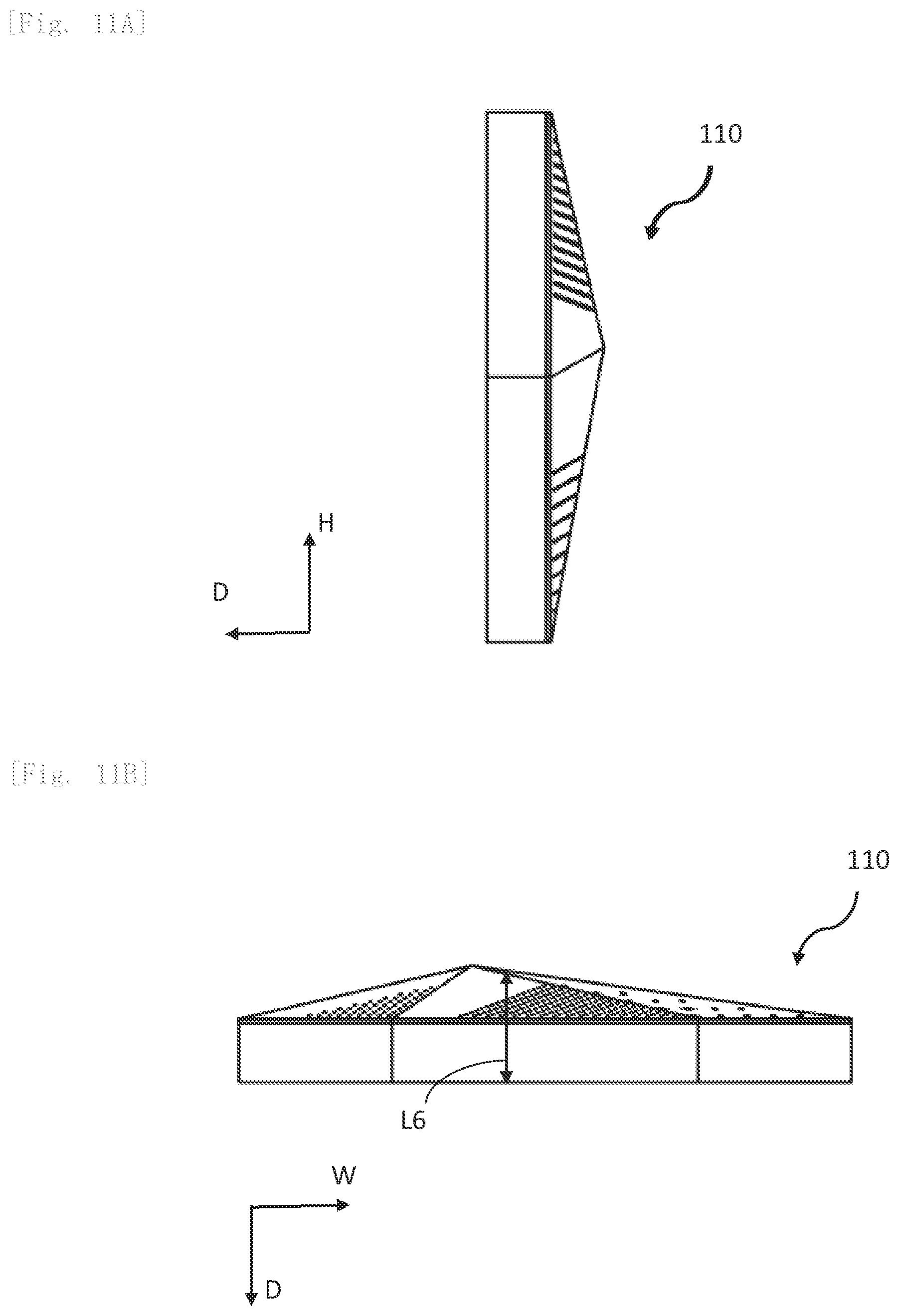 Patent US11854523 Figure 11 – Sound absorber, sound absorbing panel and sound absorbing wall