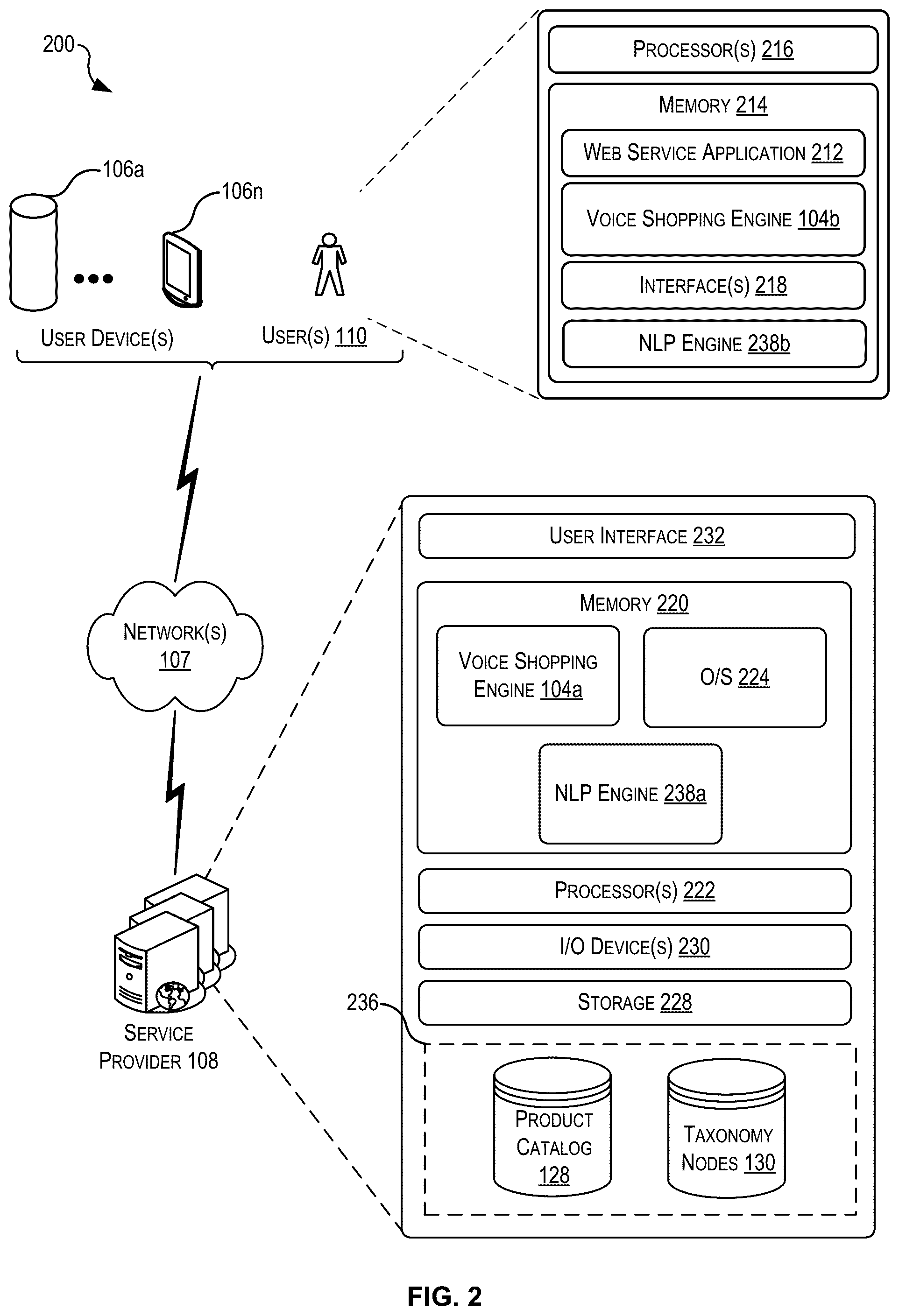 Patent US11854544 Figure 2 – Entity resolution of product search filters