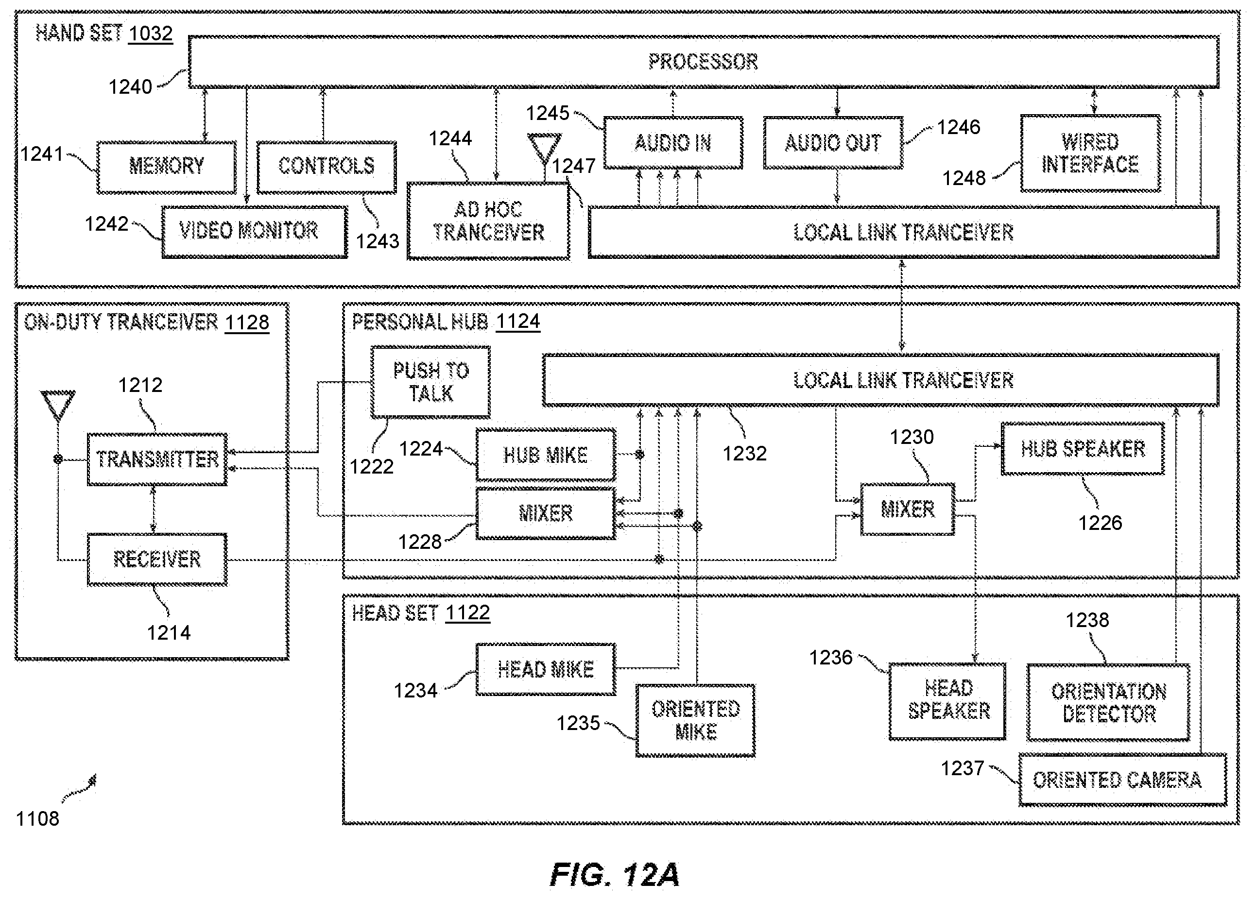 Patent US11854578 Figure 9 – Shift hub dock for incident recording systems and methods