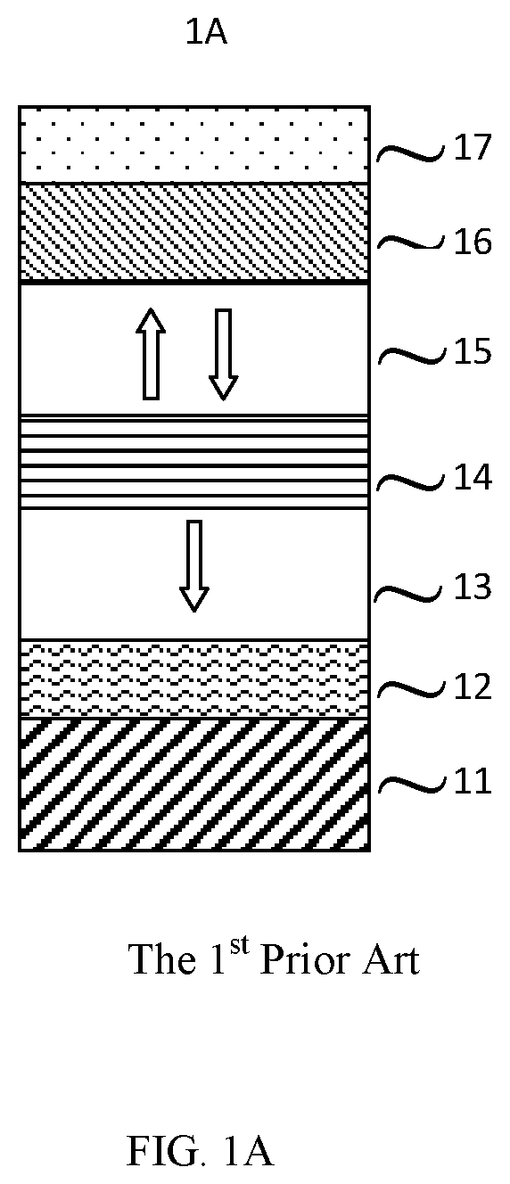 Patent US11854589 — STT-SOT hybrid magnetoresistive element and manufacture thereof — Figure 1
