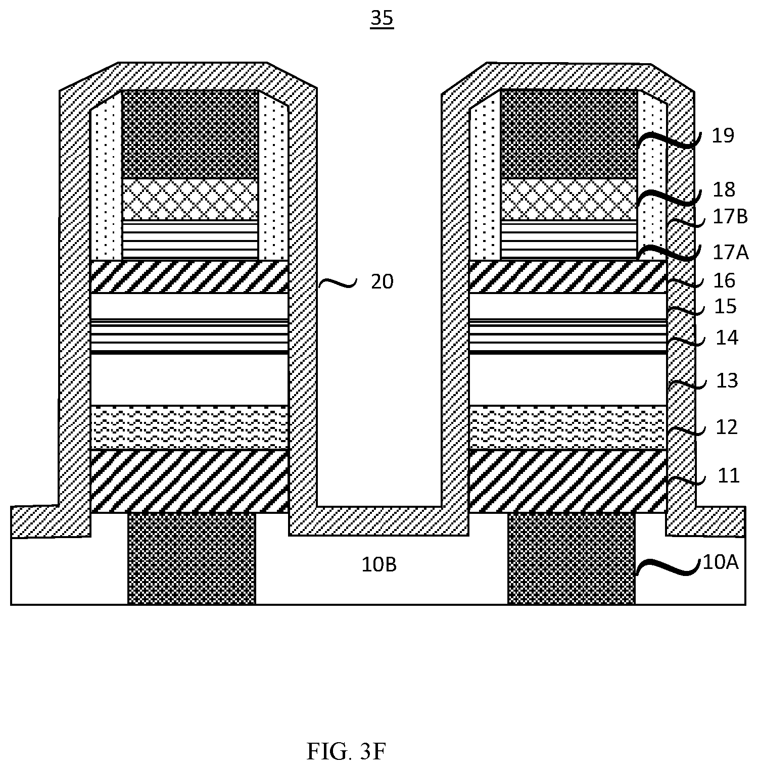 Patent US11854589 Figure 8 – STT-SOT hybrid magnetoresistive element and manufacture thereof