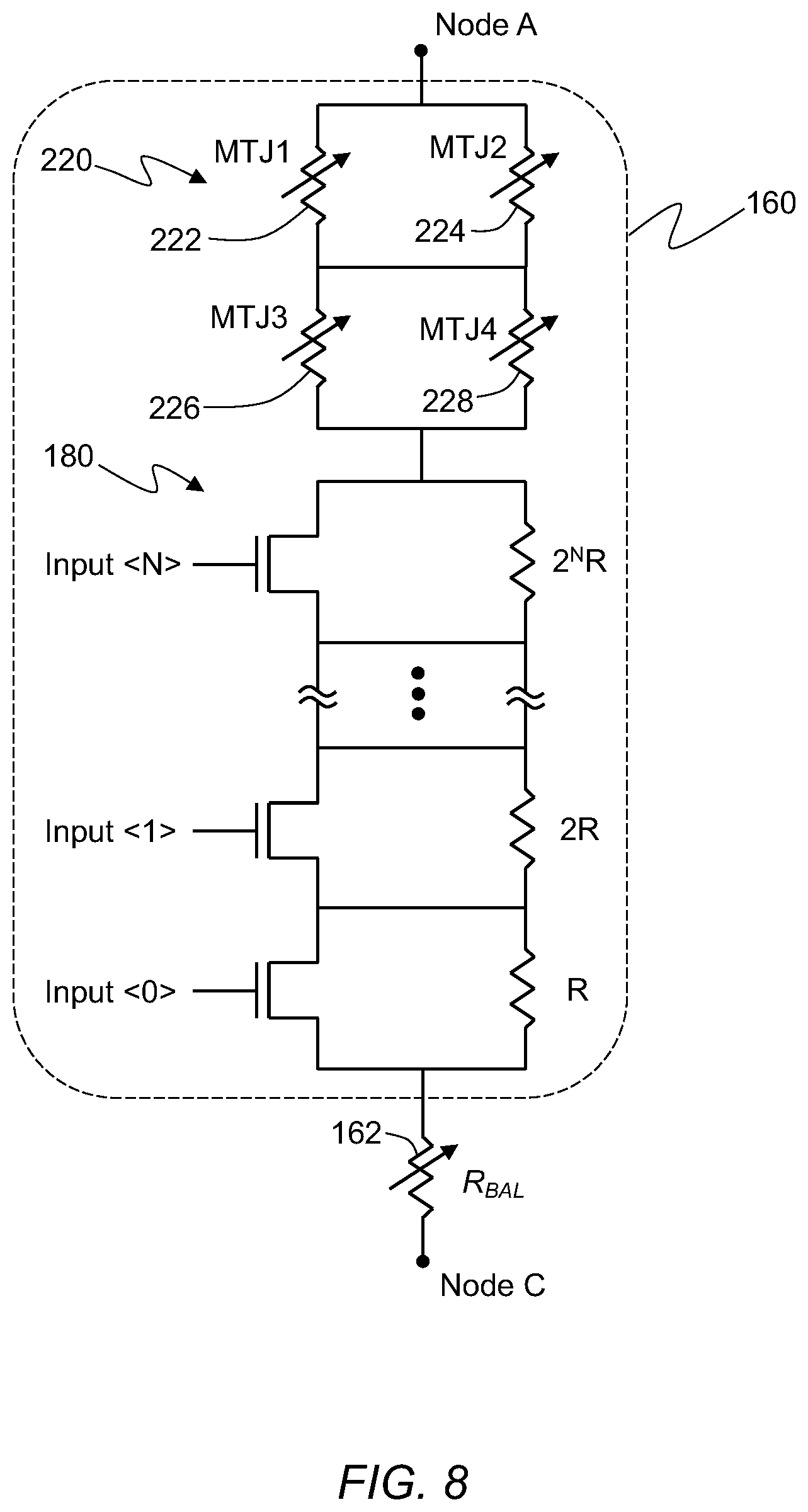 Patent US11854591 Figure 8 – Magnetic memory read circuit and calibration method therefor