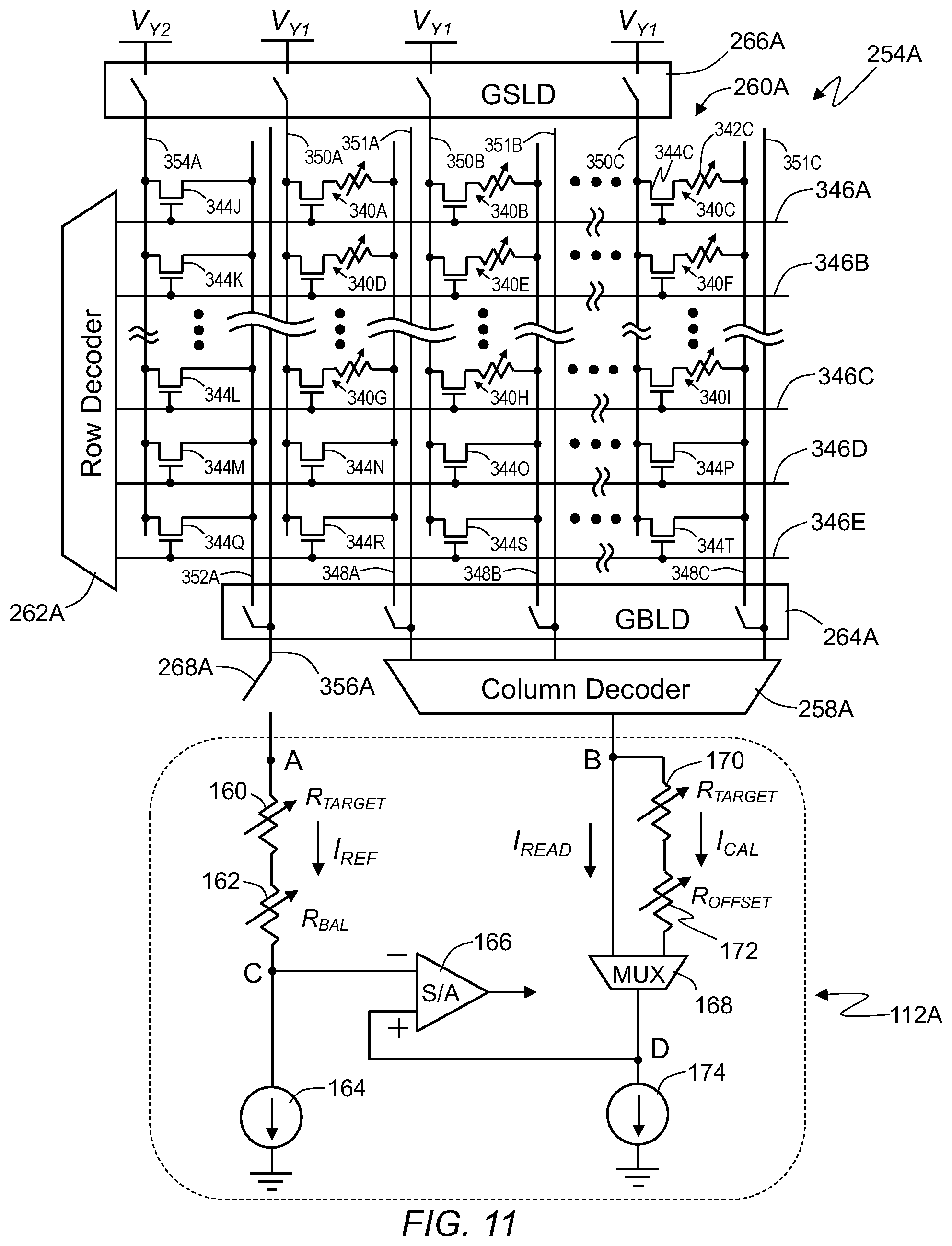 Patent US11854591 Figure 11 – Magnetic memory read circuit and calibration method therefor