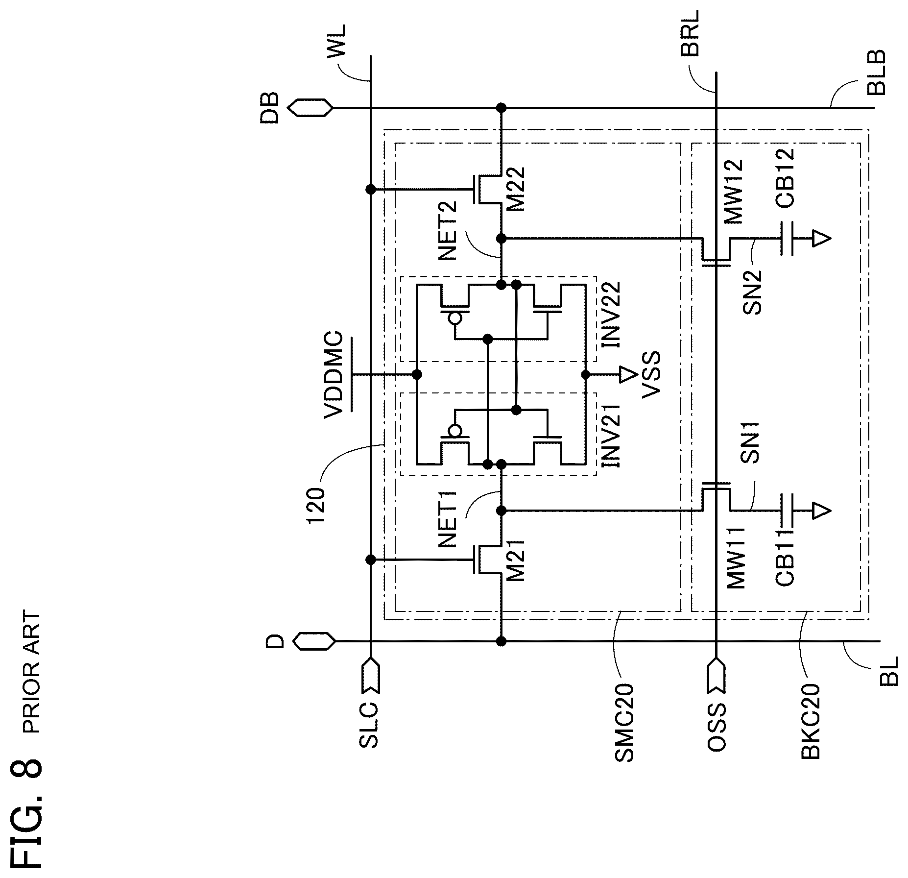 Patent US11854599 Figure 8 – Semiconductor device, electronic component, and electronic device