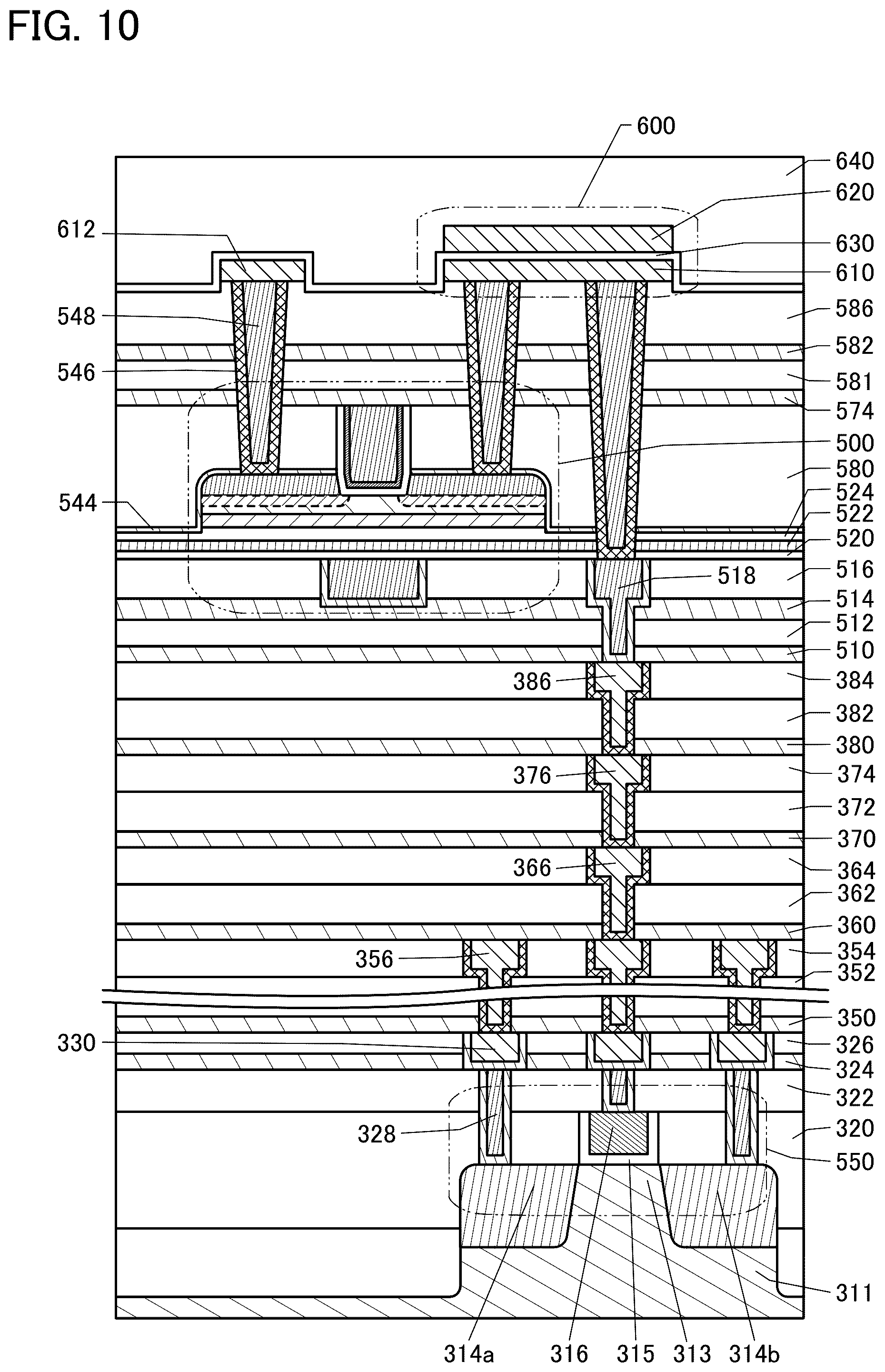 Patent US11854599 Figure 10 – Semiconductor device, electronic component, and electronic device