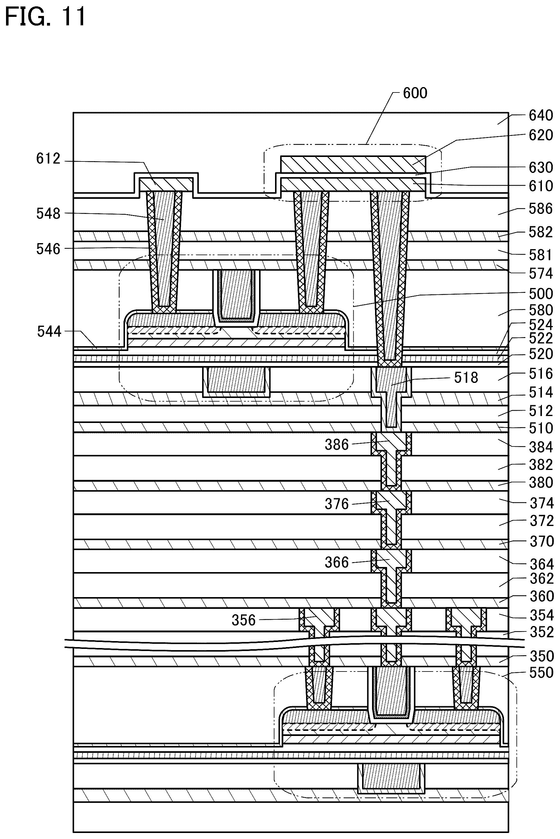 Patent US11854599 Figure 11 – Semiconductor device, electronic component, and electronic device