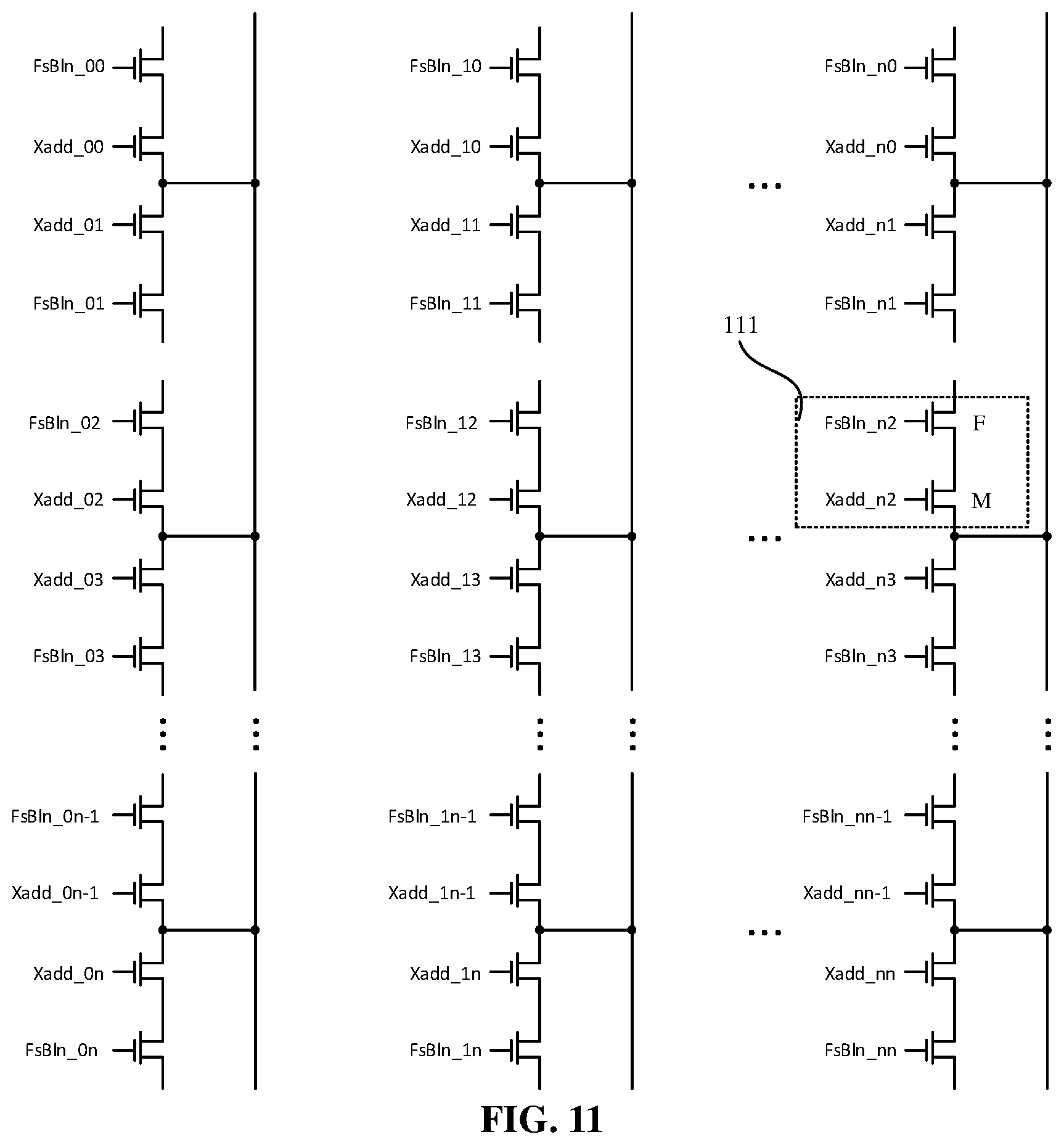 Patent US11854605 Figure 11 – State detection circuit for anti-fuse memory cell, and memory