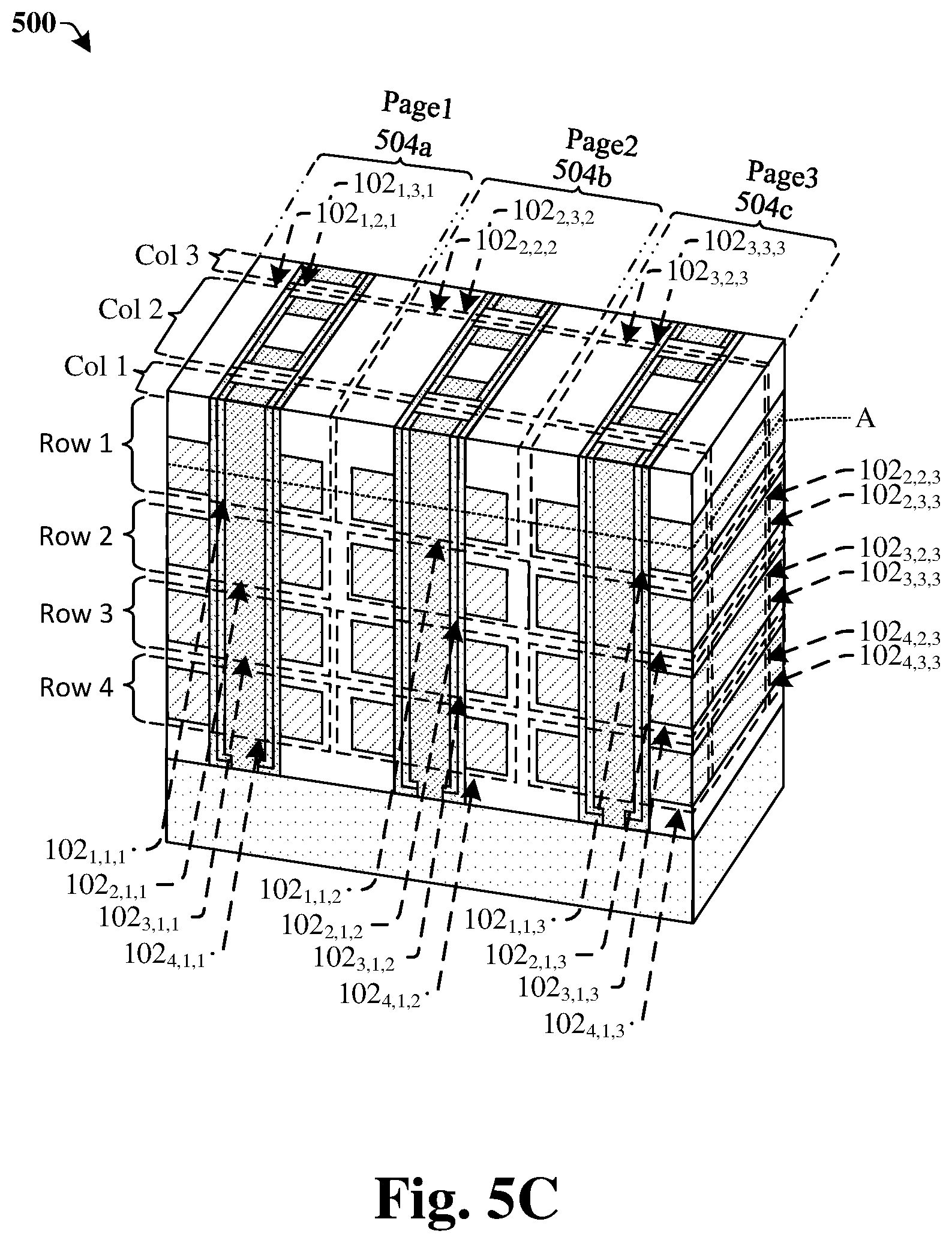 Patent US11854619 Figure 6 – Memory device with content addressable memory units