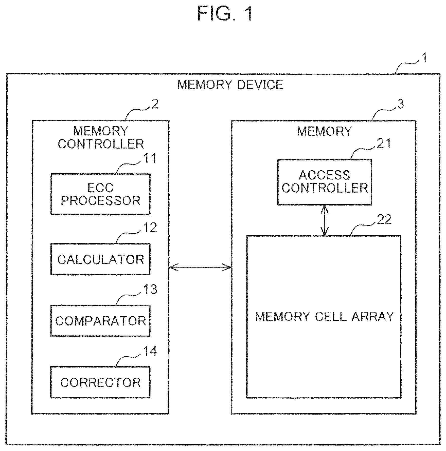 Patent US11854638 Figure 1 – Nonvolatile semiconductor storage device and read voltage correction method