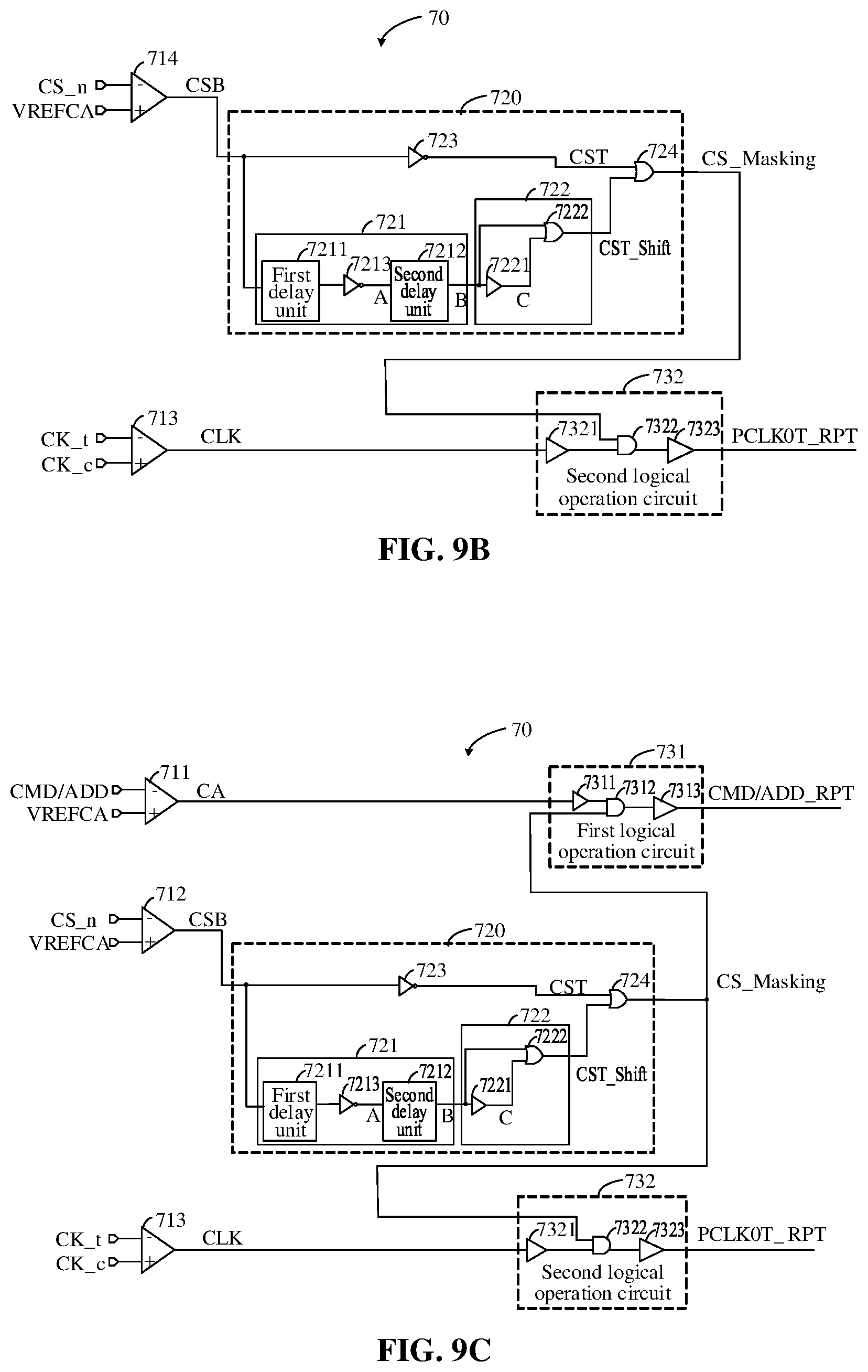 Patent US11854653 Figure 8 – Signal masking circuit and semiconductor memory