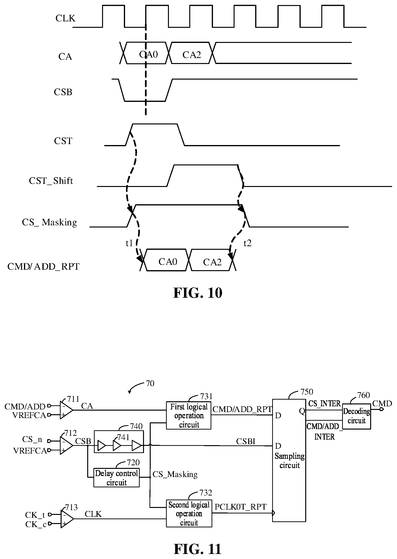 Patent US11854653 Figure 9 – Signal masking circuit and semiconductor memory